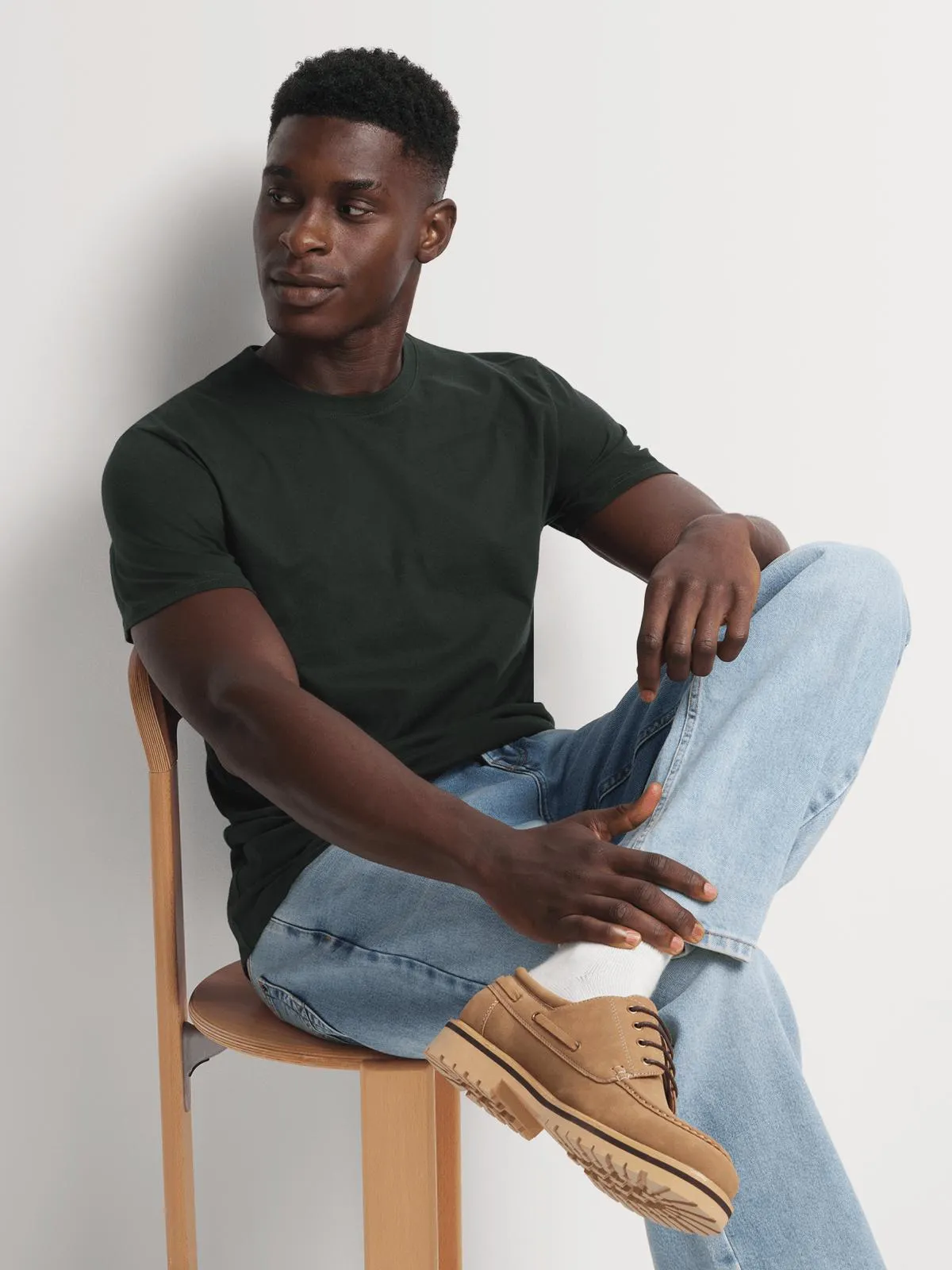 Markham Men's Crew Neck Dark Green T-Shirt