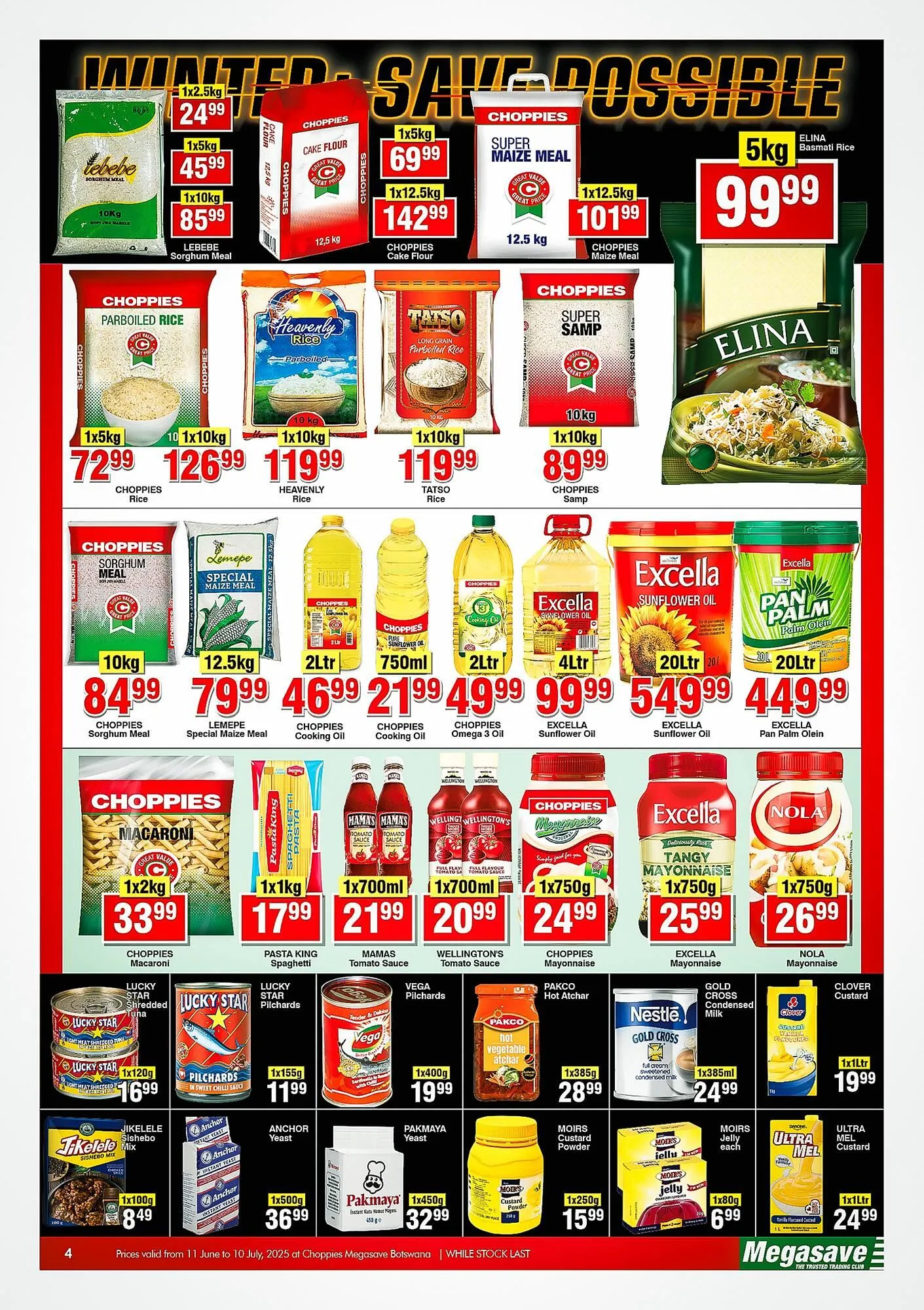 Choppies catalogue from 11 June to 10 July 2025 - Catalogue Page 4