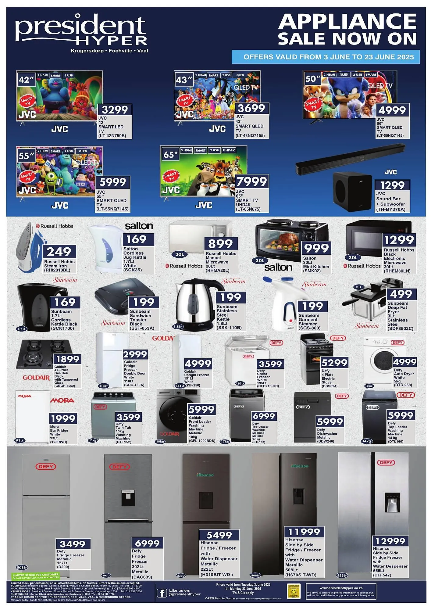 President Hyper catalogue from 3 June to 23 June 2025 - Catalogue Page 1