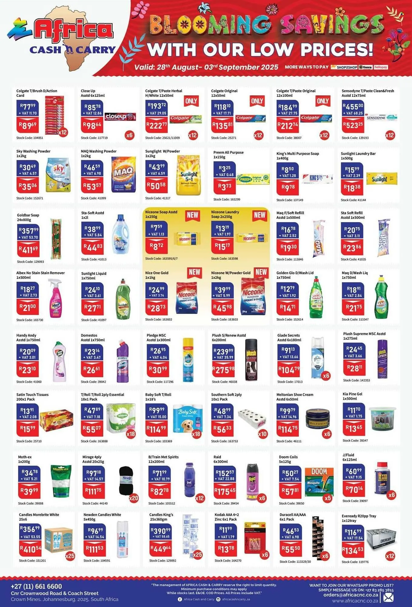 Africa Cash and Carry catalogue from 28 August to 3 September 2025 - Catalogue Page 5