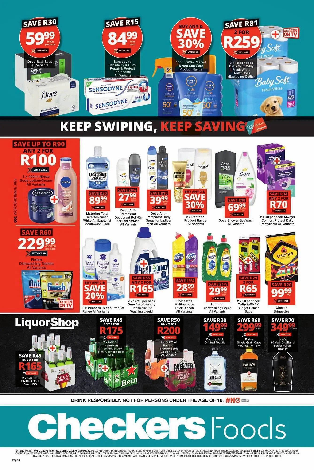 Checkers catalogue from 19 January to 8 February 2026 - Catalogue Page 4