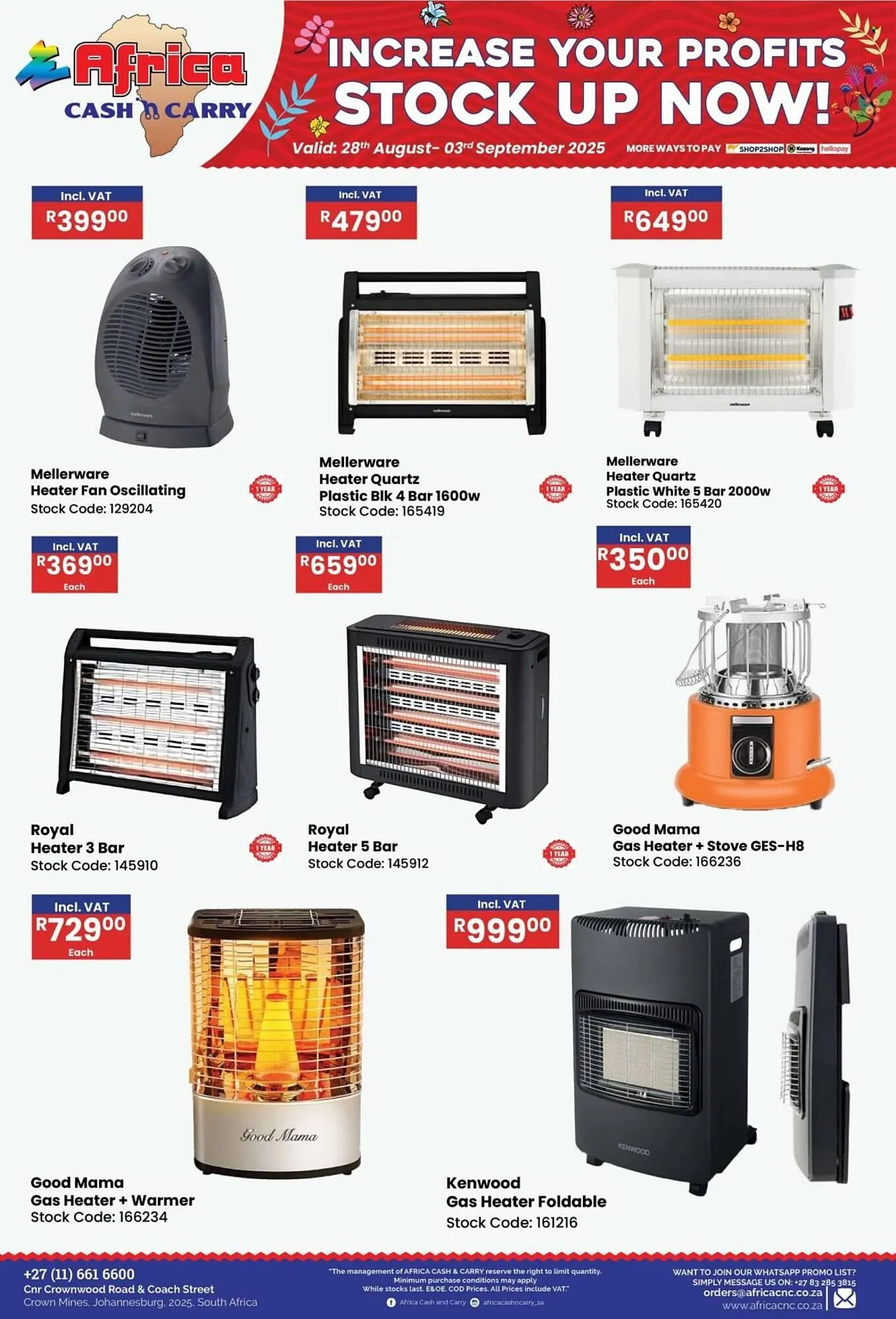 Africa Cash and Carry catalogue from 28 August to 3 September 2025 - Catalogue Page 10