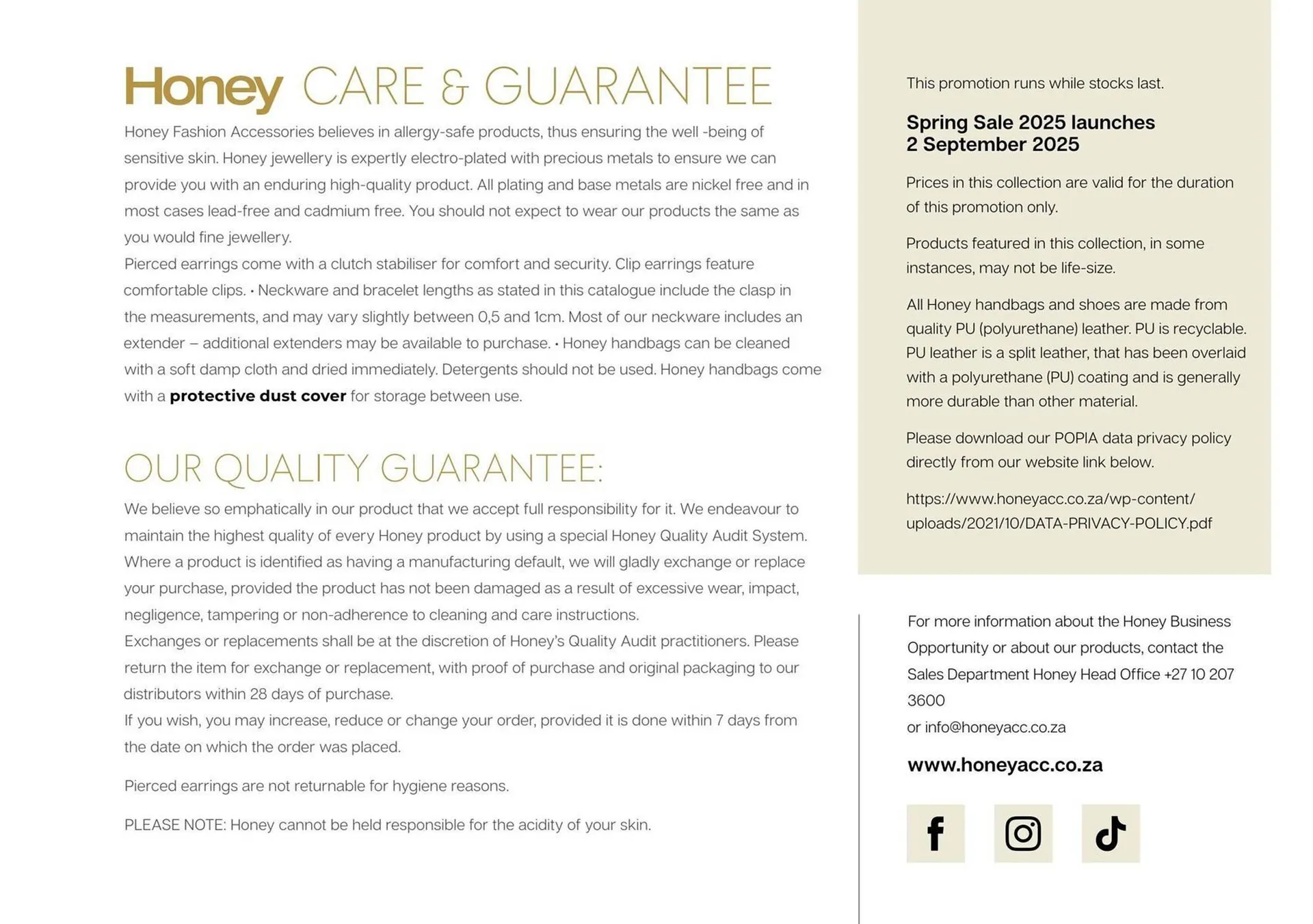 Honey Fashion Accessories catalogue from 3 September to 30 September 2025 - Catalogue Page 187