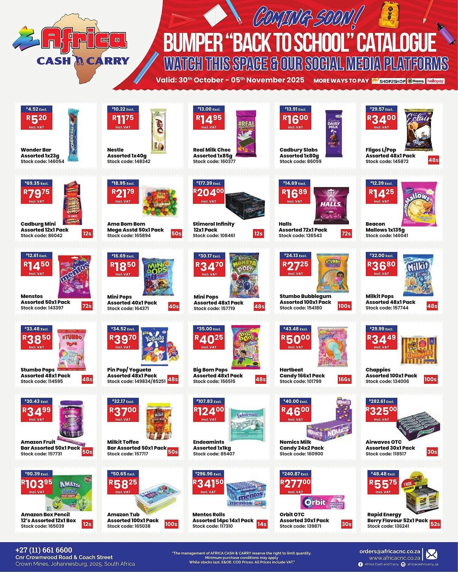 Africa Cash and Carry catalogue from 30 October to 5 November 2025 - Catalogue Page 15