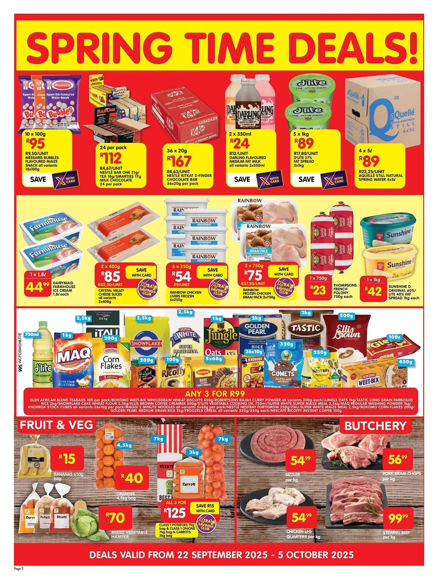 Shoprite catalogue from 22 September to 5 October 2025 - Catalogue Page 2