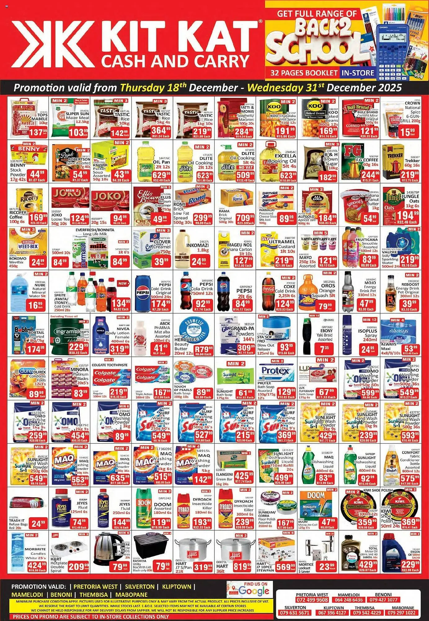 KitKat Cash and Carry catalogue from 18 December to 31 December 2025 - Catalogue Page 1