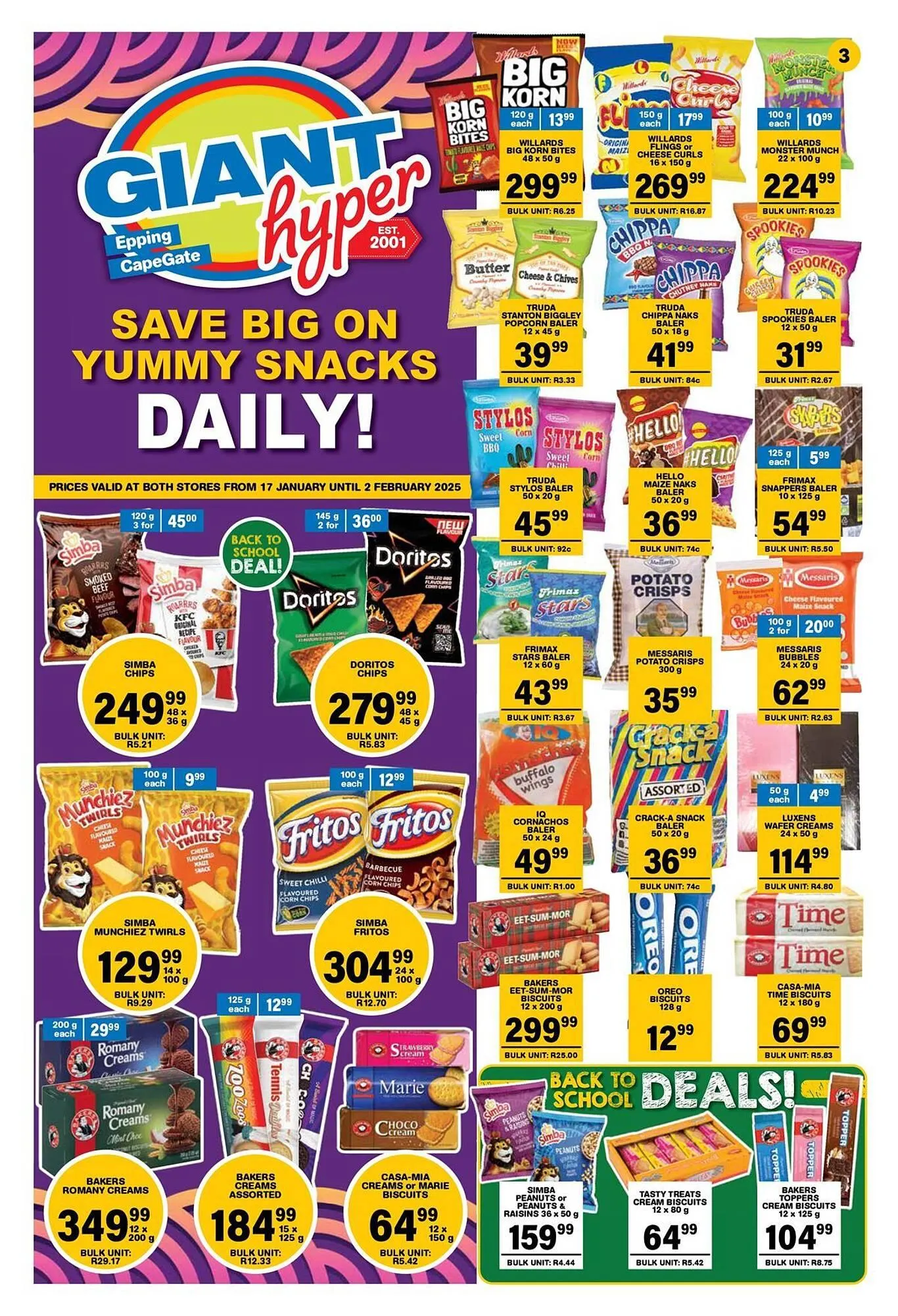 Giant Hyper catalogue from 17 January to 2 February 2025 - Catalogue Page 3