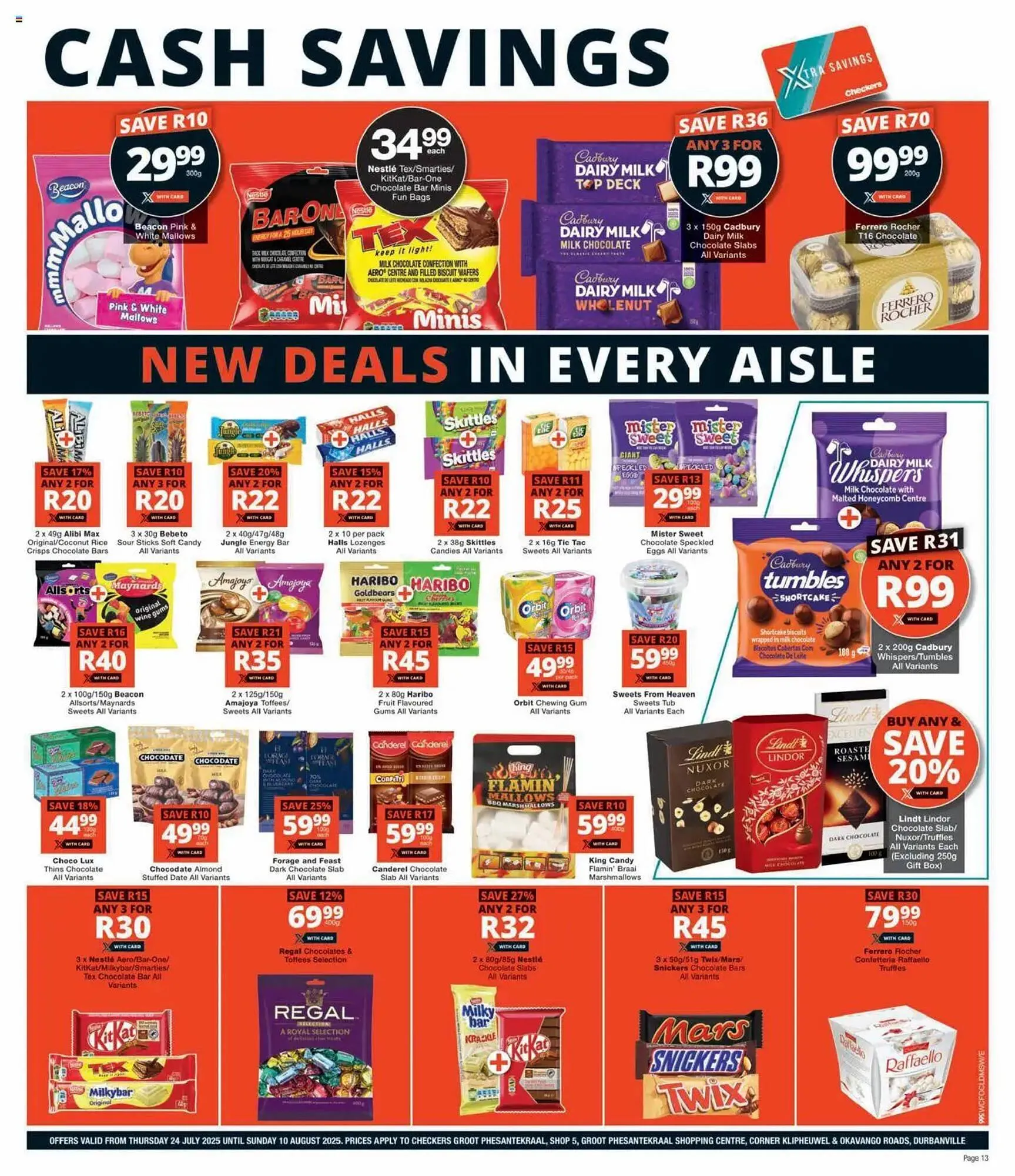 Checkers catalogue from 24 July to 10 August 2025 - Catalogue Page 13