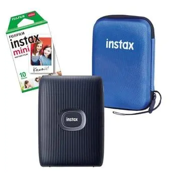 Fujifilm Instax Mini Link 2 Smartphone Printer Kit (Space Blue)