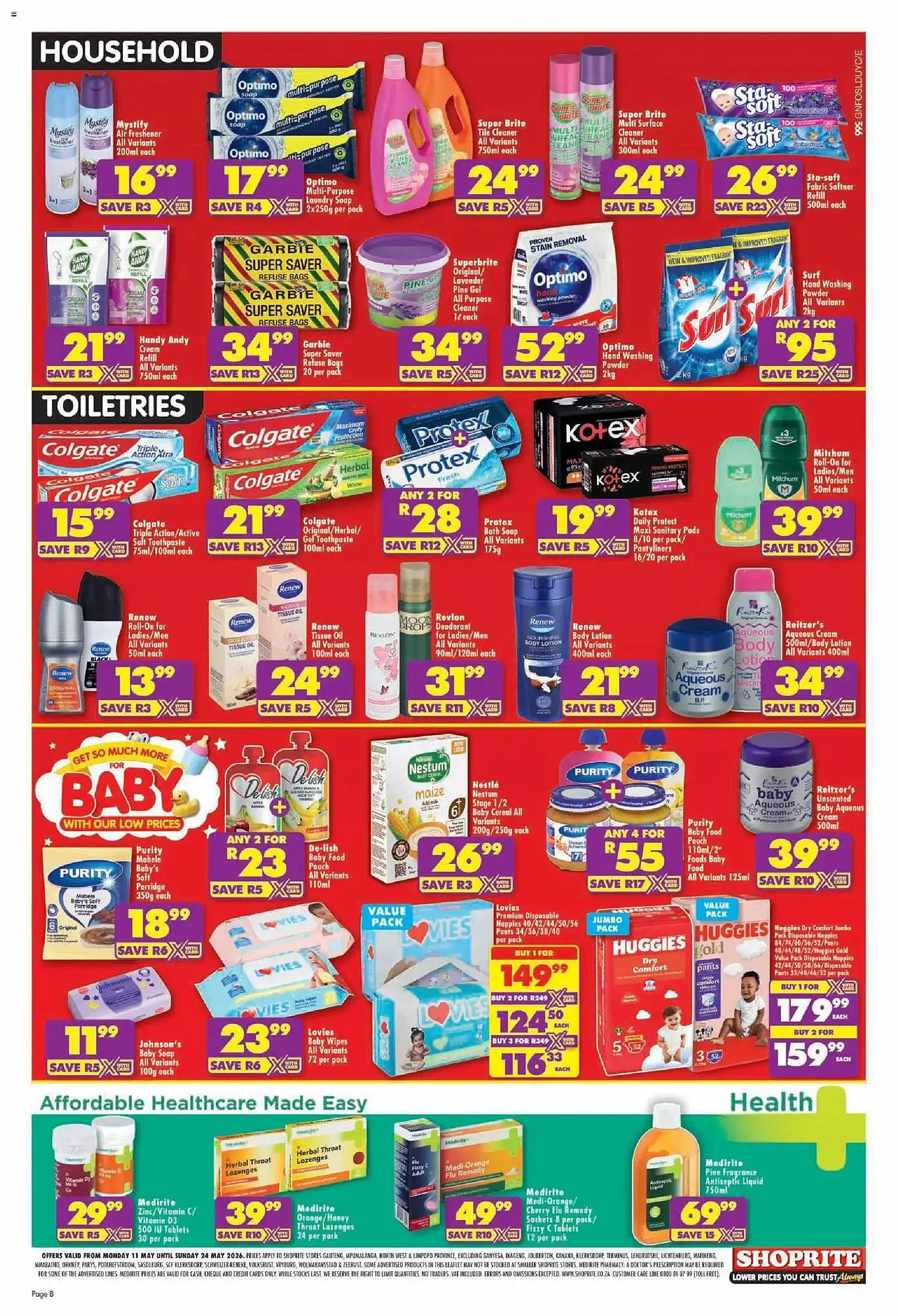 Shoprite catalogue from 11 May to 24 May 2026 - Catalogue Page 8