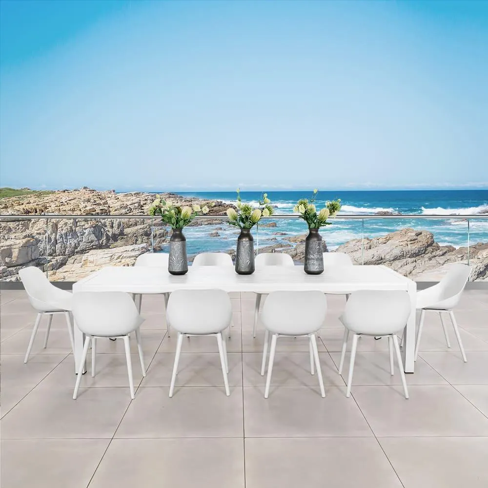 Terni 10-Seater Dining Set White
