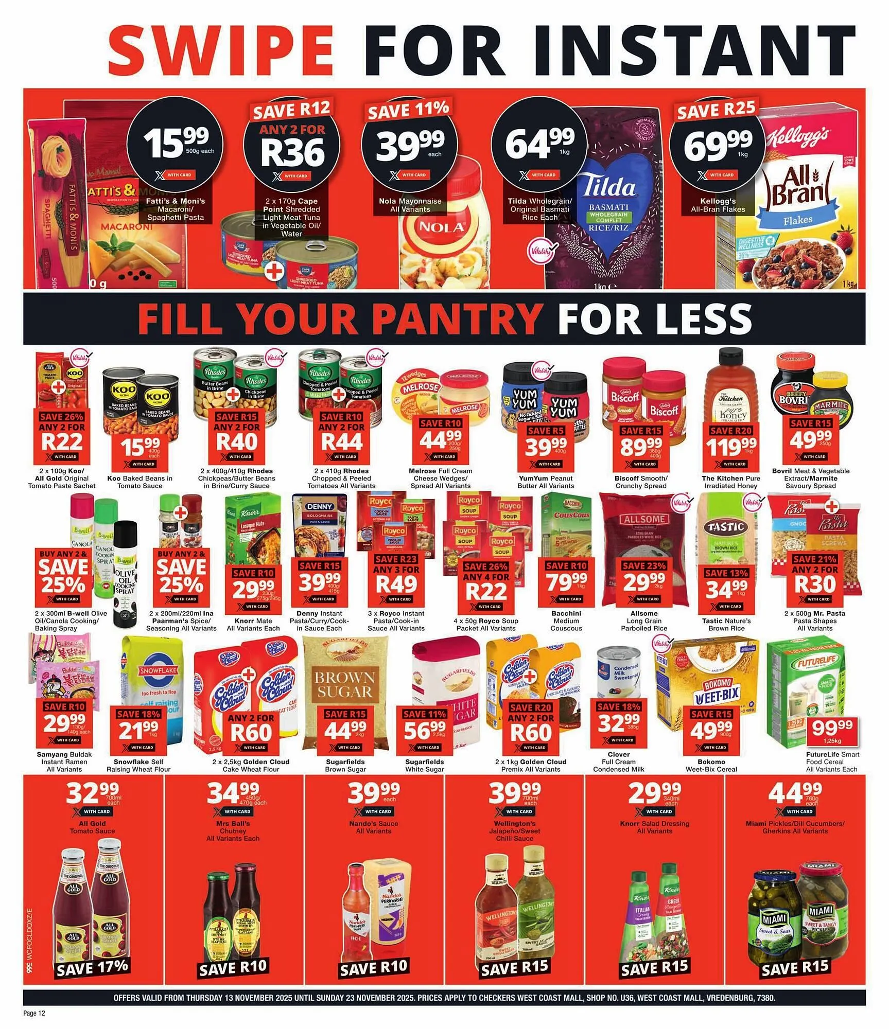 Checkers catalogue from 13 November to 23 November 2025 - Catalogue Page 12