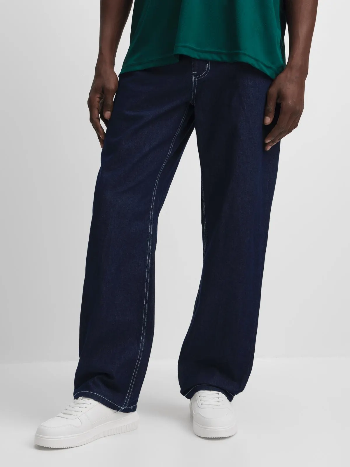 Jet Men's Raw Wash Straight Leg Denim