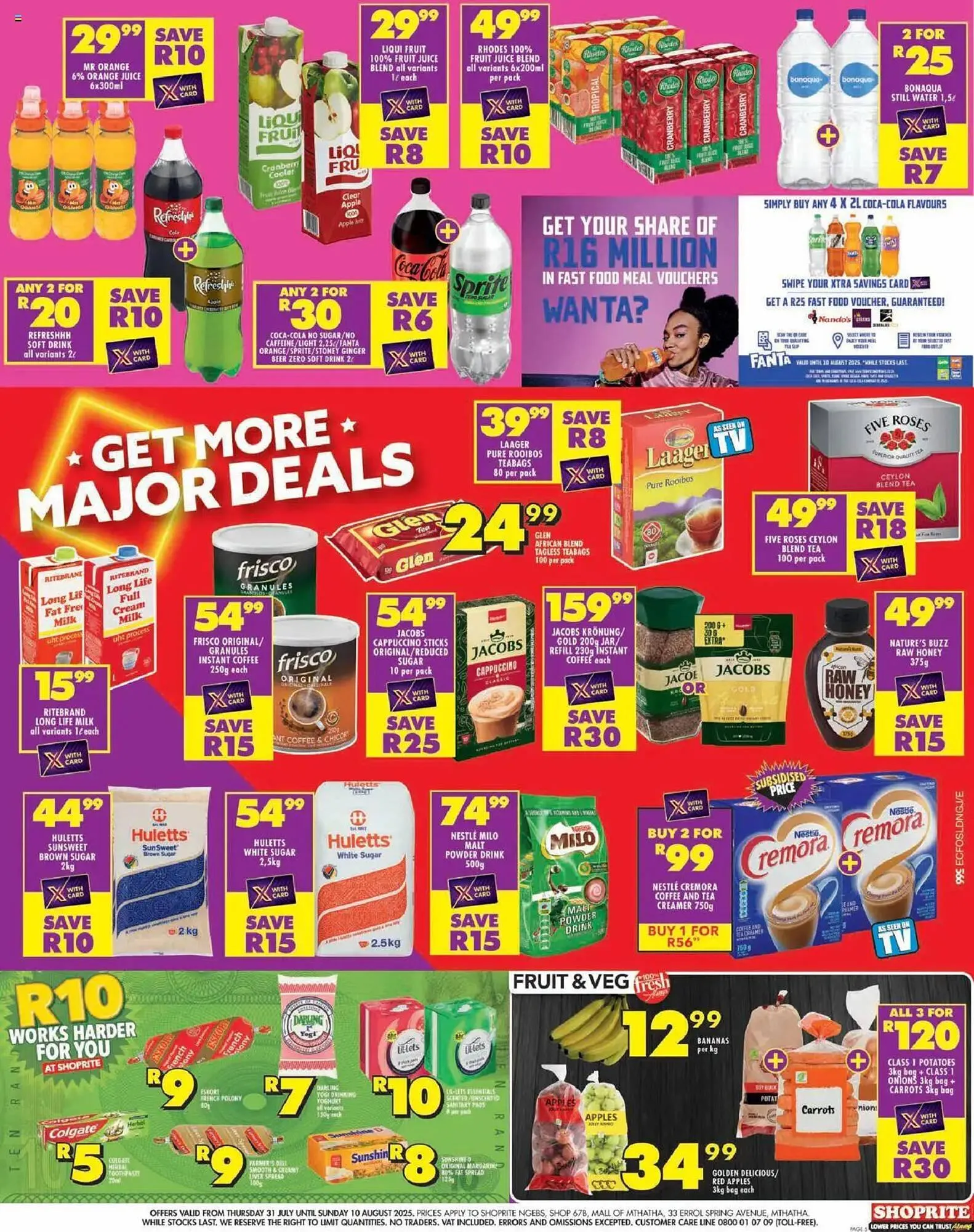Shoprite catalogue from 31 July to 10 August 2025 - Catalogue Page 5