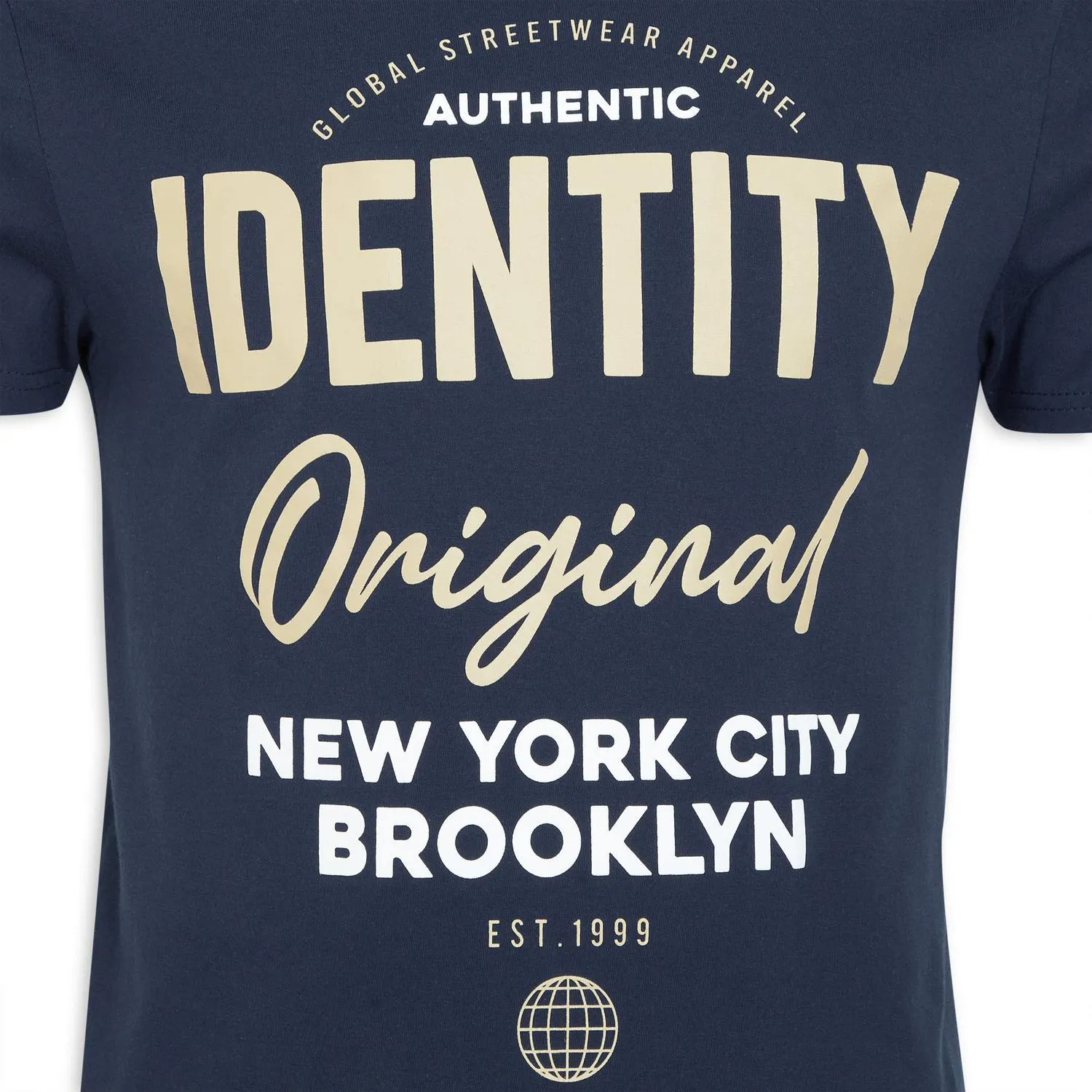 Navy Branded T-shirt