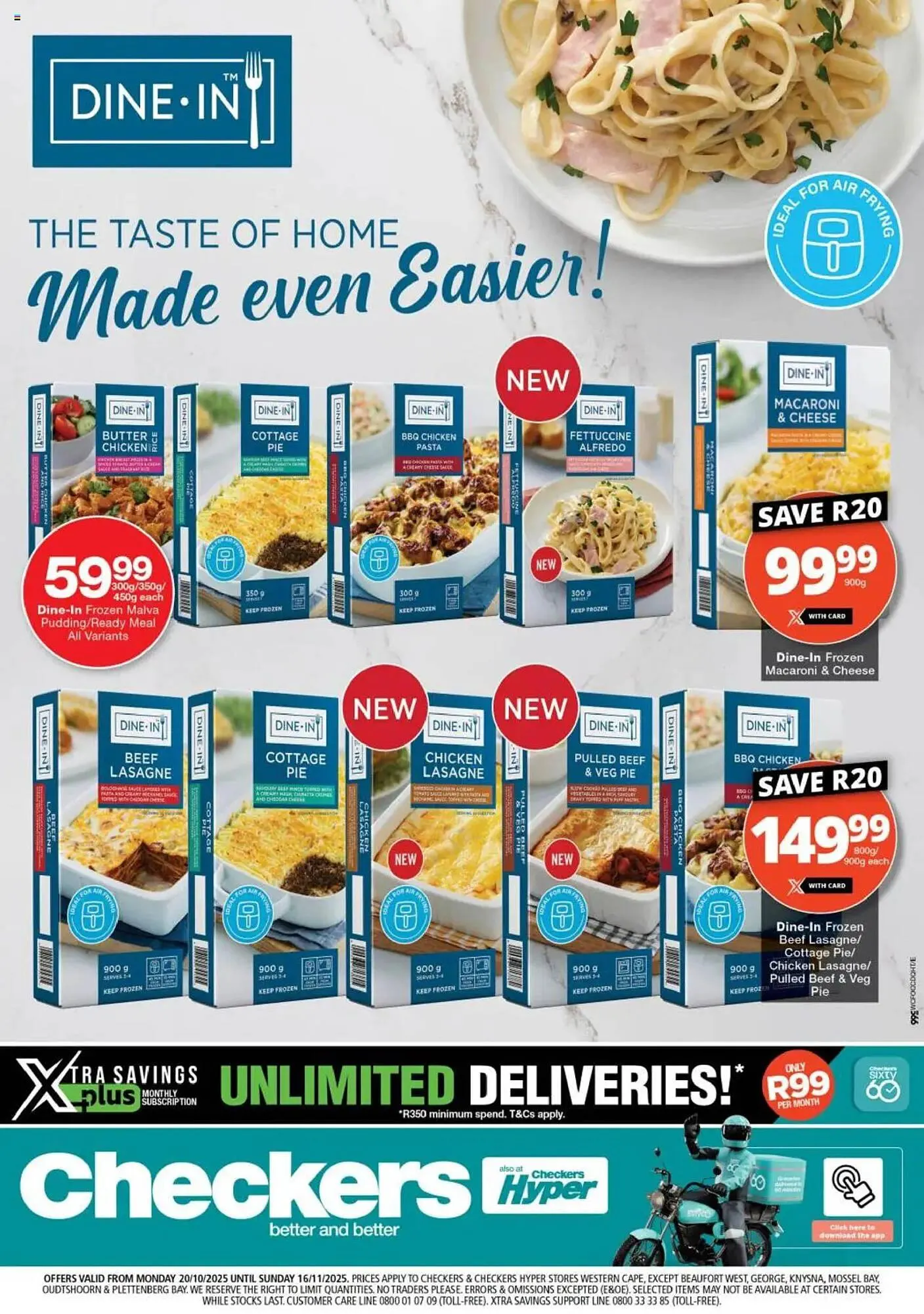 Checkers catalogue from 20 October to 16 November 2025 - Catalogue Page 1