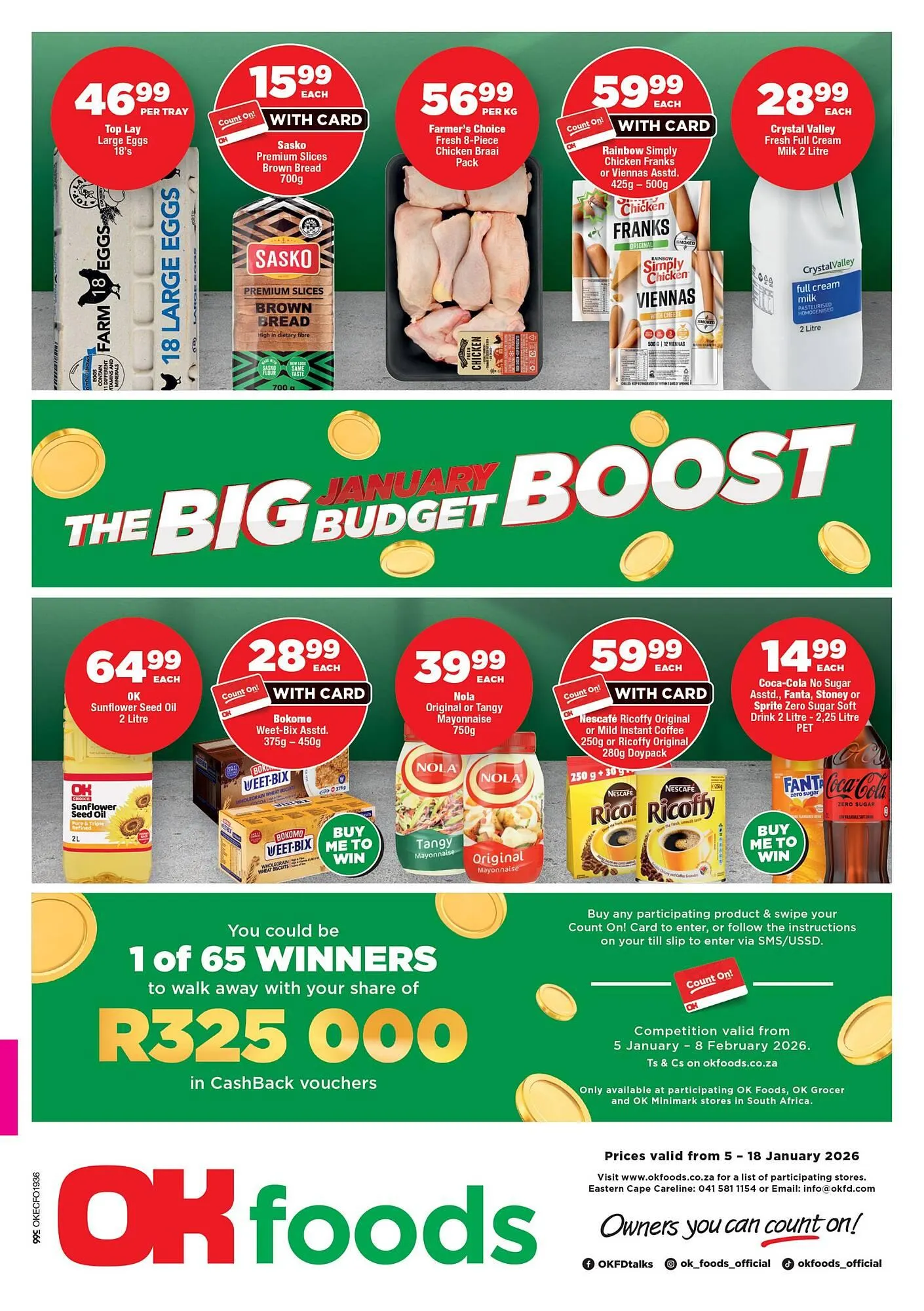 OK Foods catalogue from 5 January to 8 February 2026 - Catalogue Page 1