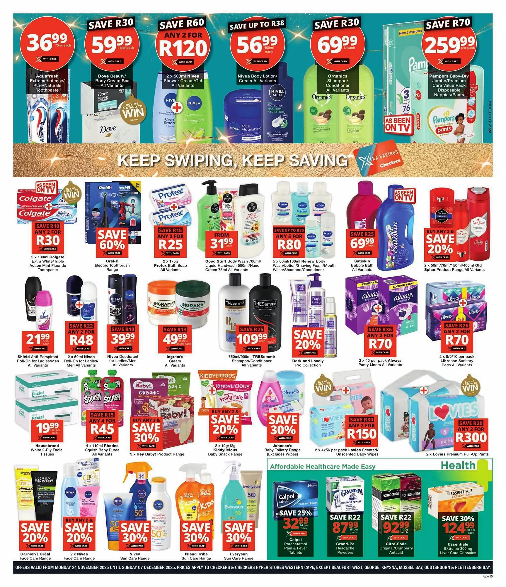 Checkers catalogue from 24 November to 7 December 2025 - Catalogue Page 15