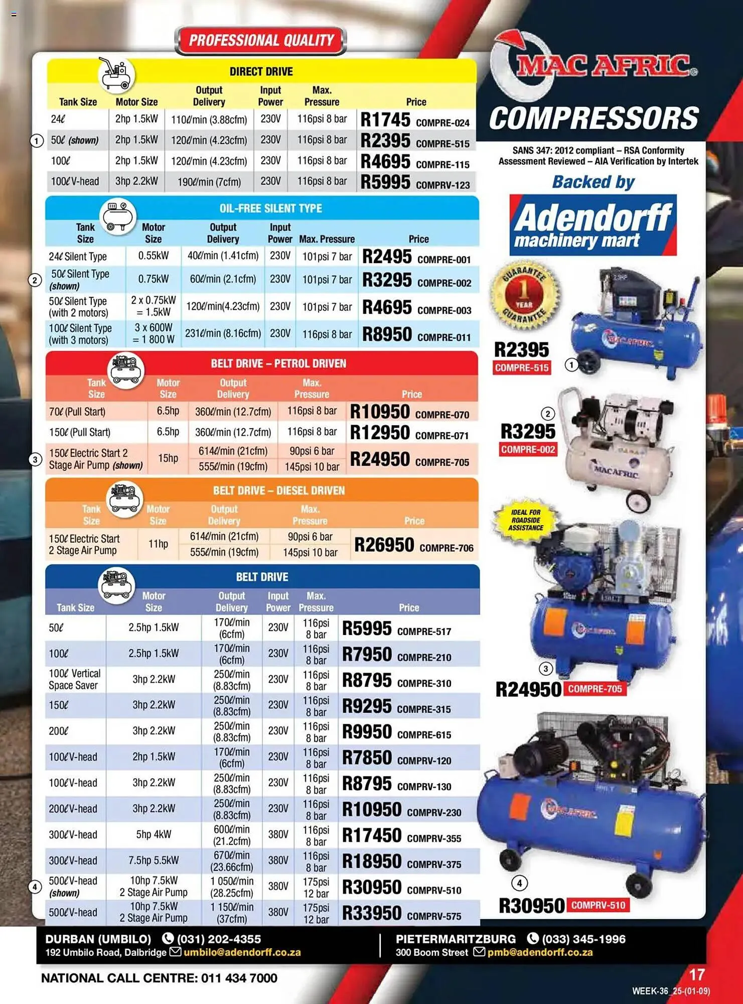 Adendorff Machinery Mart catalogue from 1 September to 30 September 2025 - Catalogue Page 19