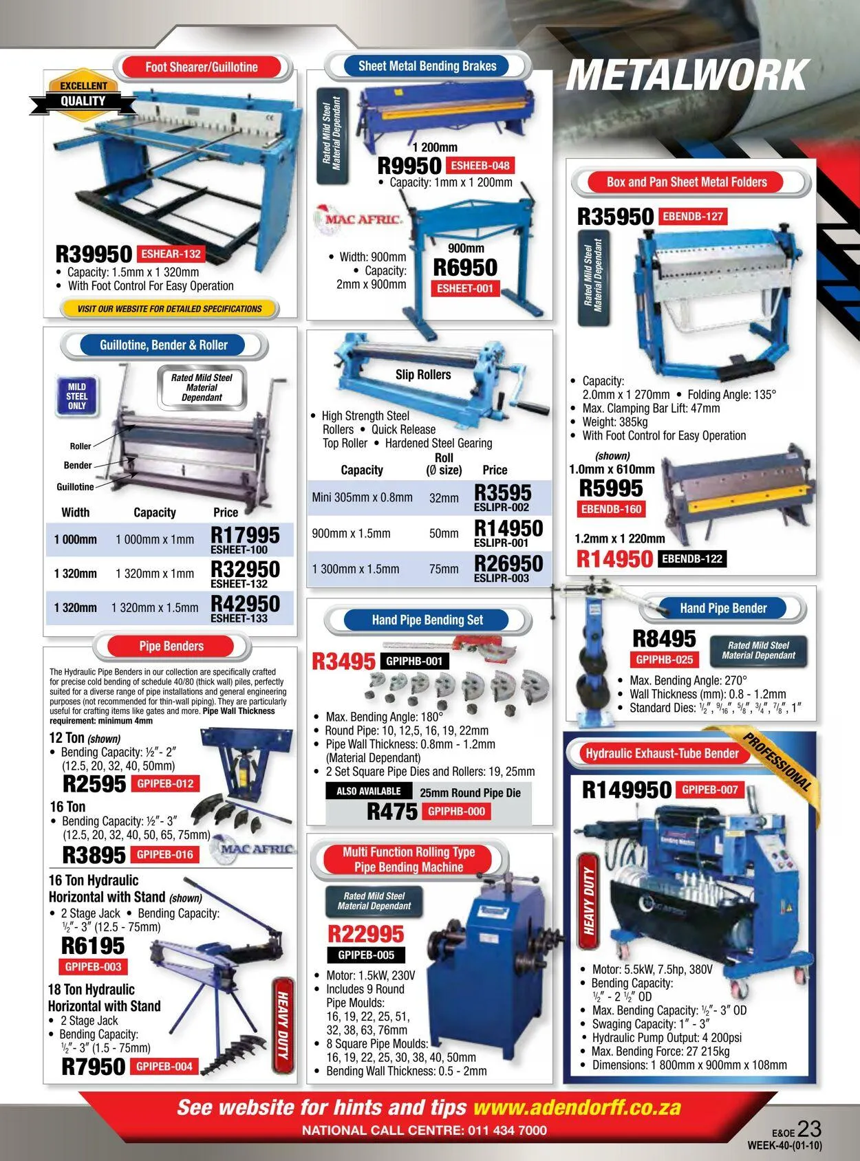 Adendorff Machinery Mart Current catalogue from 3 October to 17 October 2024 - Catalogue Page 25