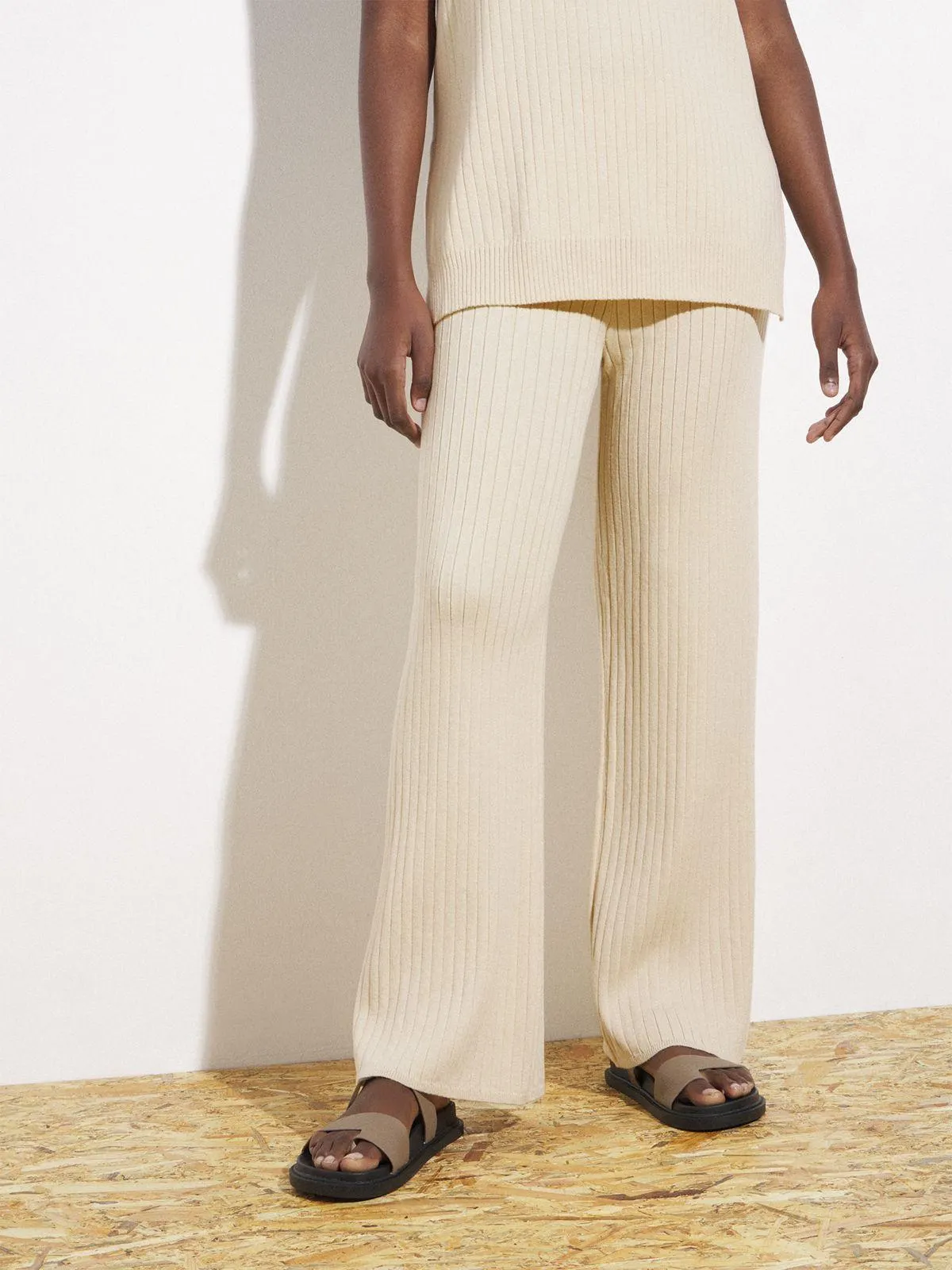 Women's Canvas Co-ord Knitwear Pants