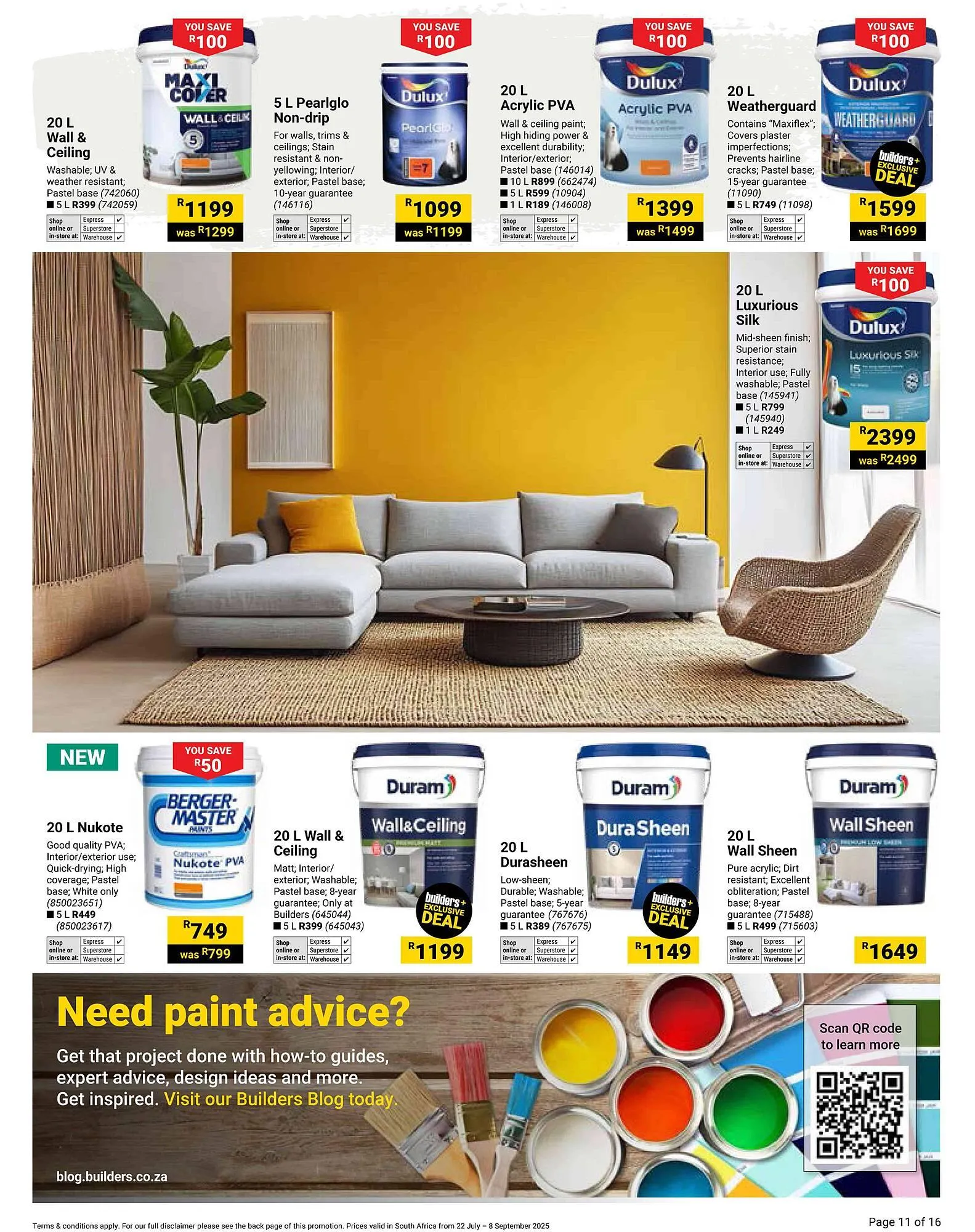 Builders Warehouse catalogue from 22 July to 8 September 2025 - Catalogue Page 10