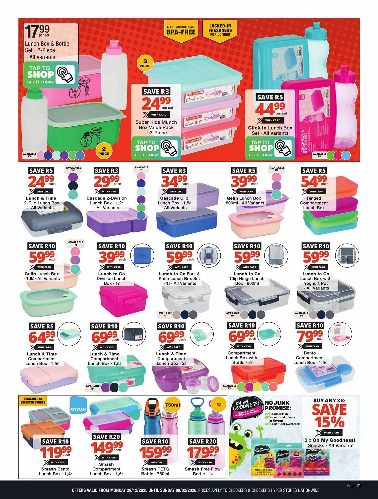 Checkers catalogue from 29 December to 8 February 2026 - Catalogue Page 21