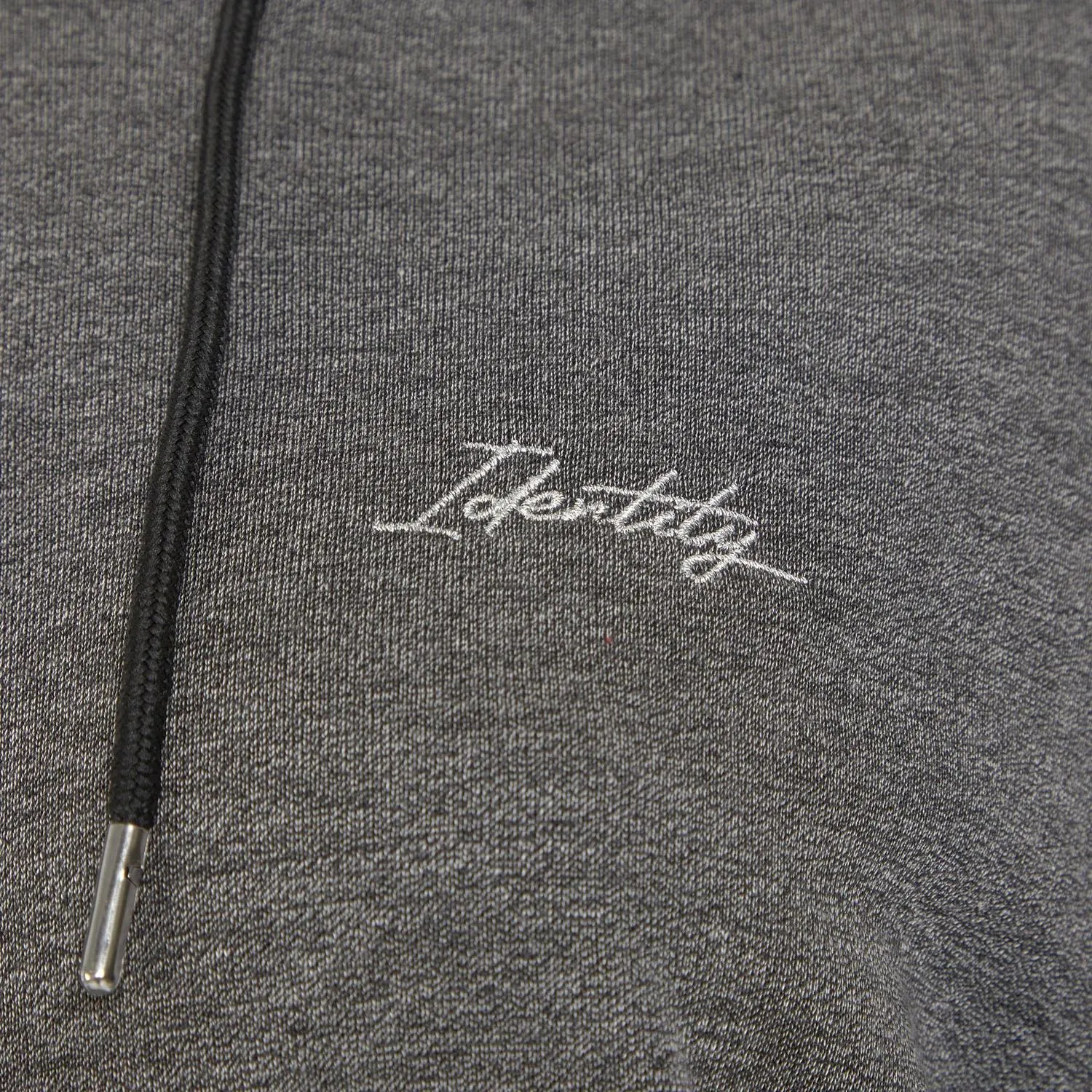 Charcoal Zip Through Hoodie