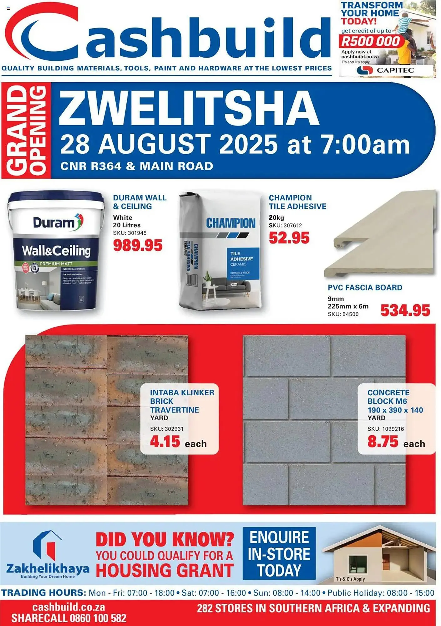 Cashbuild catalogue - 1