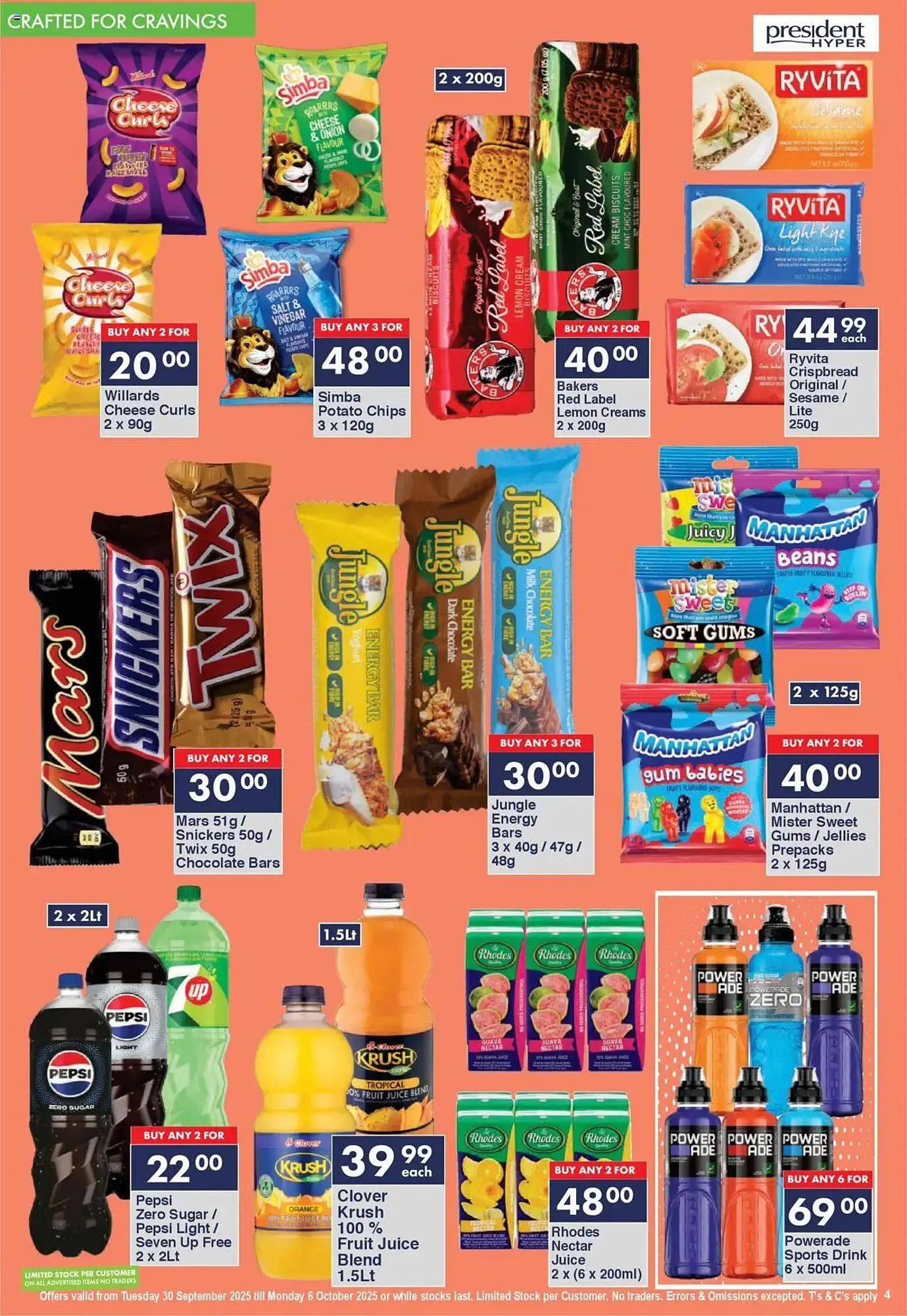 President Hyper catalogue from 30 September to 6 October 2025 - Catalogue Page 4