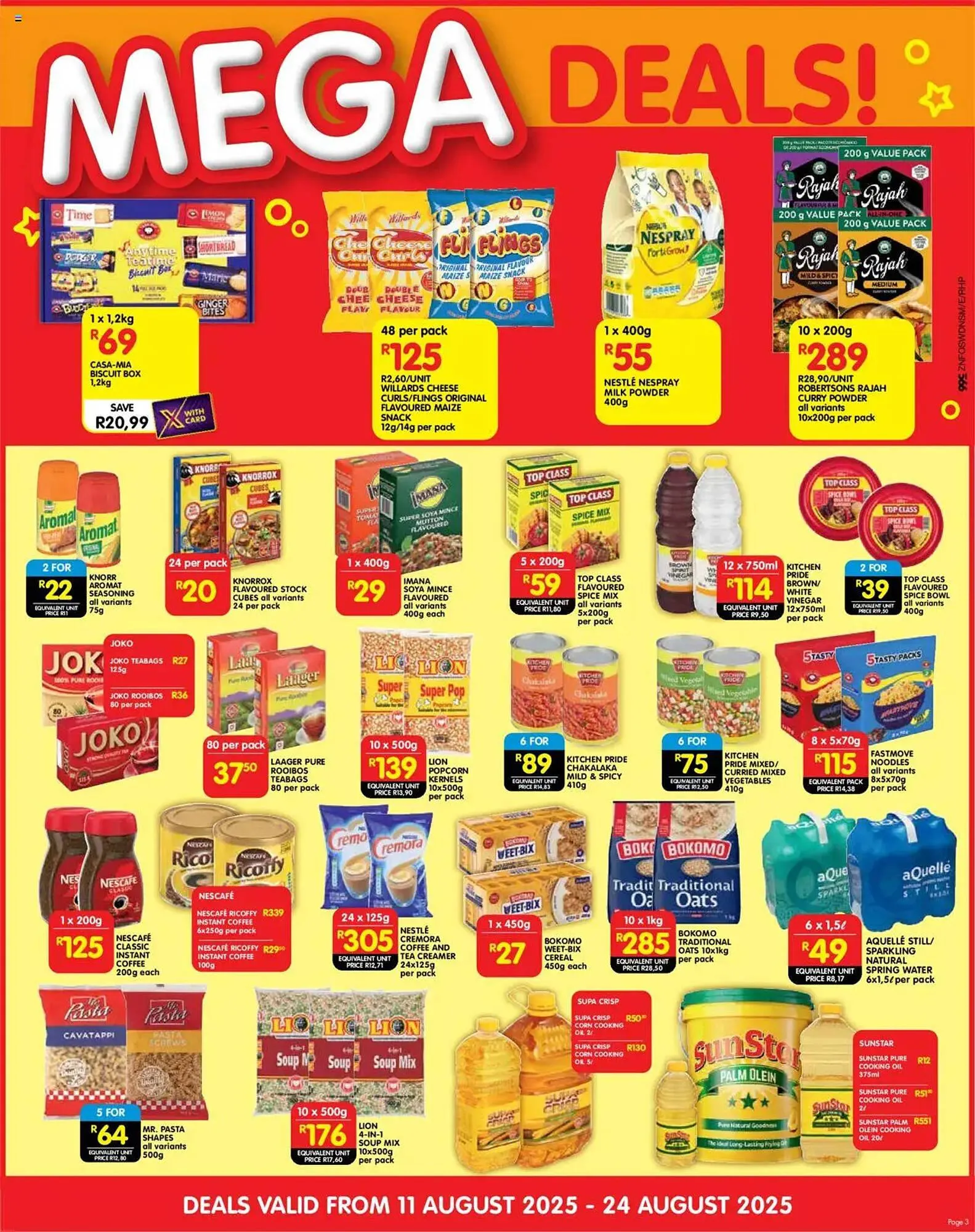 Shoprite catalogue from 11 August to 24 August 2025 - Catalogue Page 3