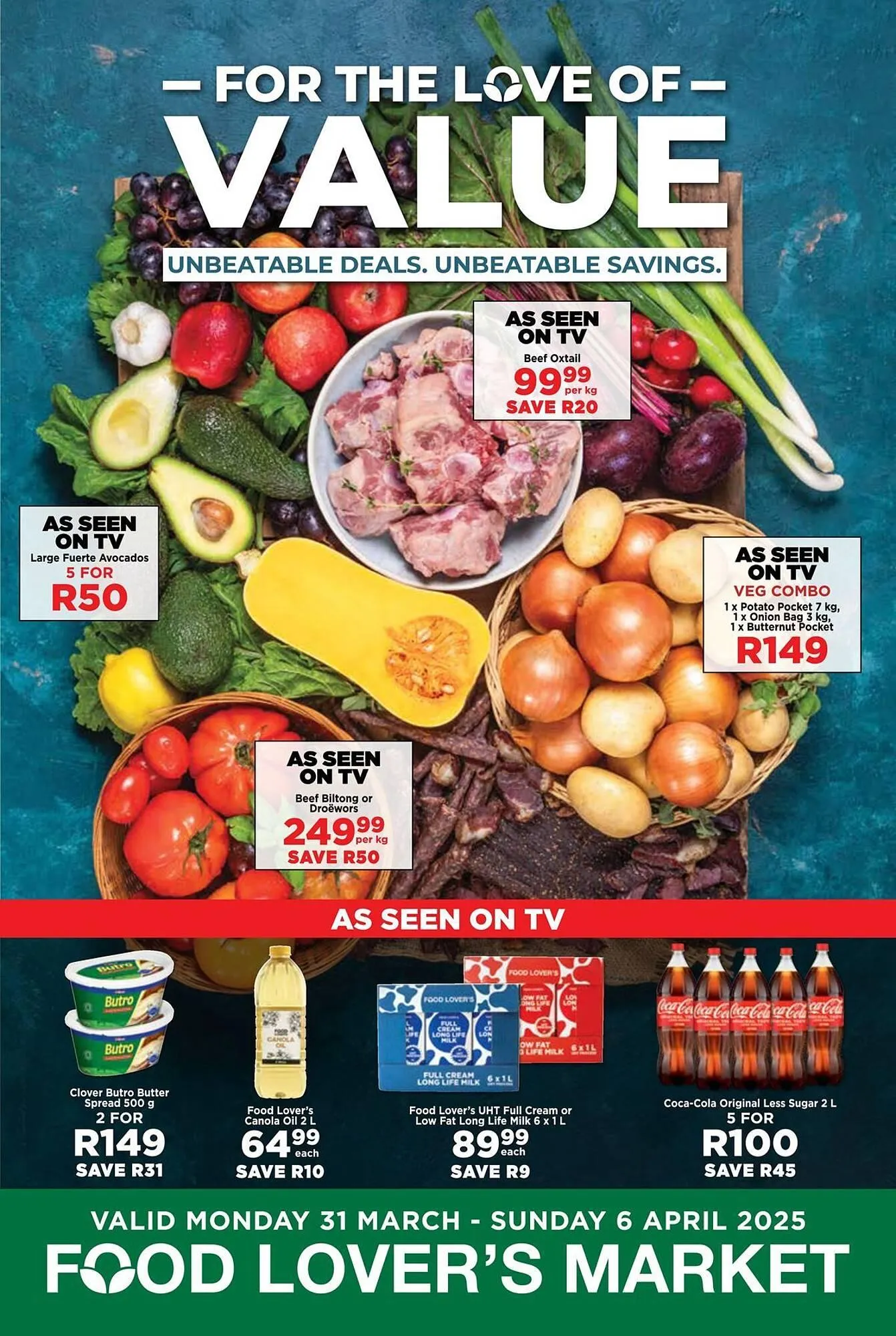 Food Lover's Market catalogue from 31 March to 6 April 2025 - Catalogue Page 1