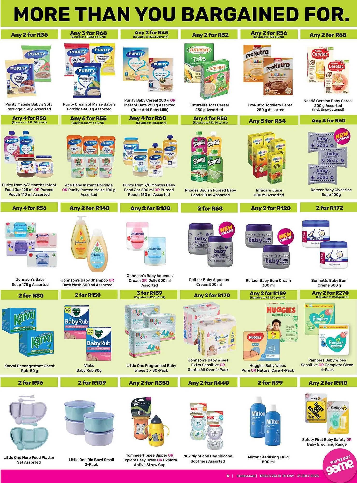 Game catalogue from 1 May to 31 July 2025 - Catalogue Page 5