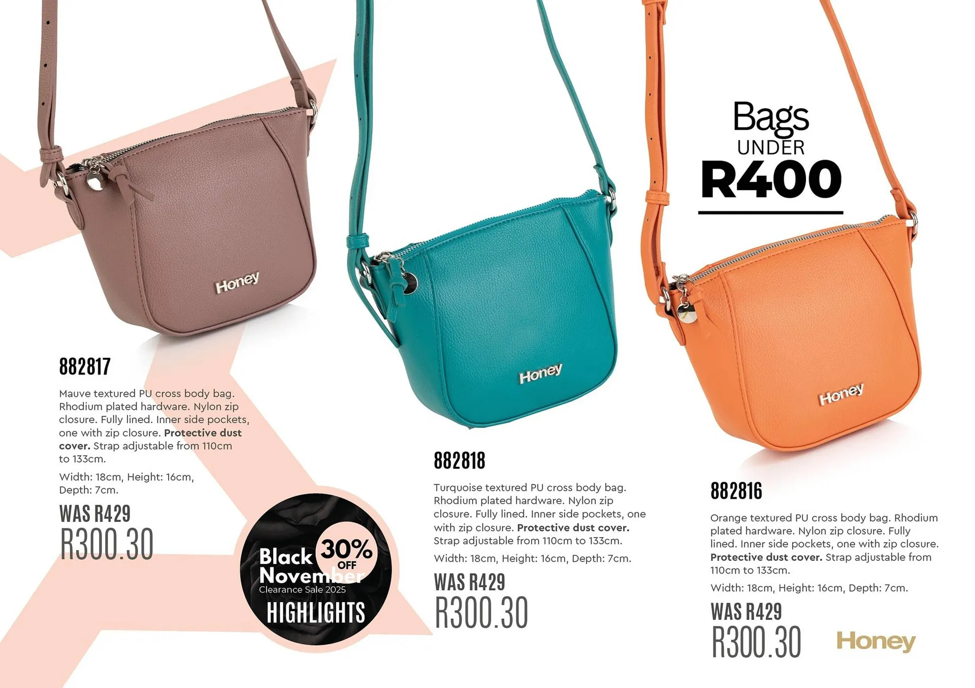 Honey Fashion Accessories catalogue from 11 November to 24 November 2025 - Catalogue Page 4