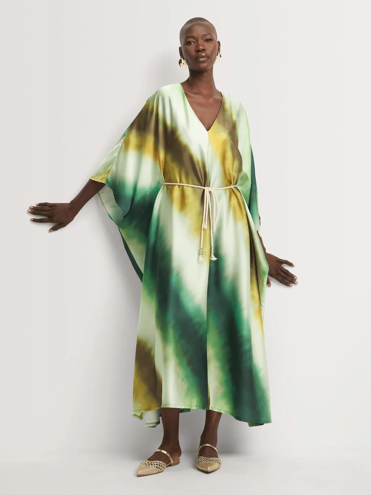 Ombre Kaftan Dress