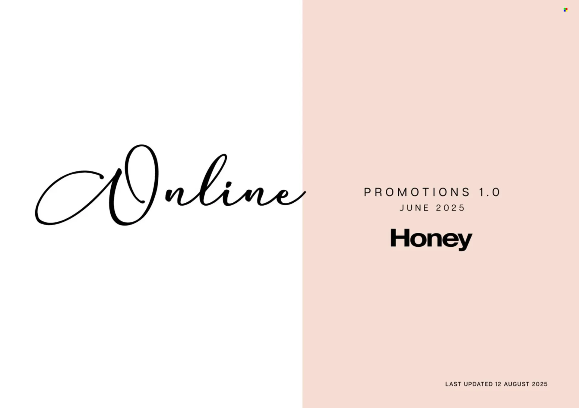 Honey Fashion Accessories catalogue from 12 August to 20 August 2025 - Catalogue Page 1
