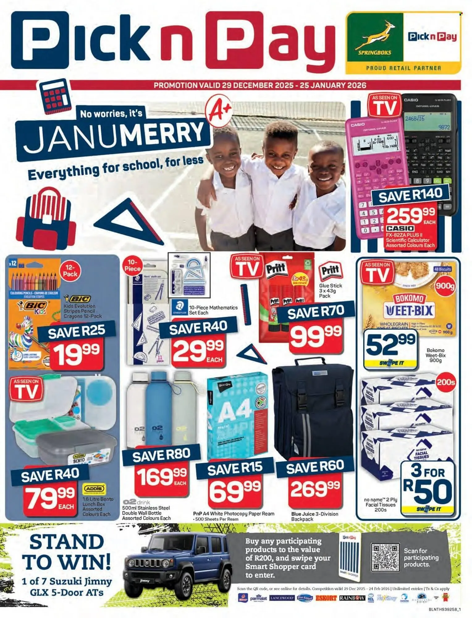 Pick n Pay catalogue from 29 December to 25 January 2026 - Catalogue Page 1