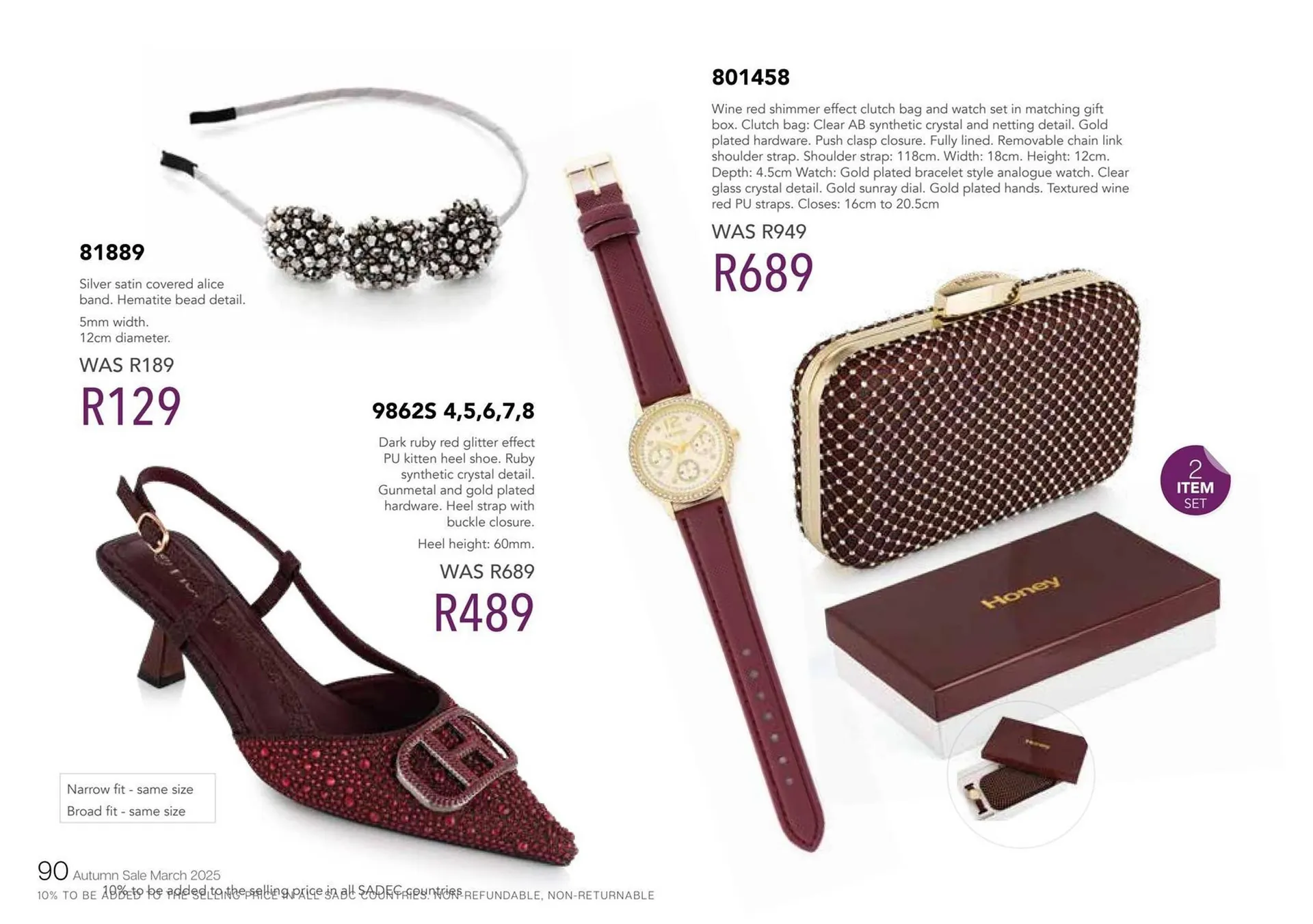 Honey Fashion Accessories catalogue from 6 June to 12 June 2025 - Catalogue Page 92