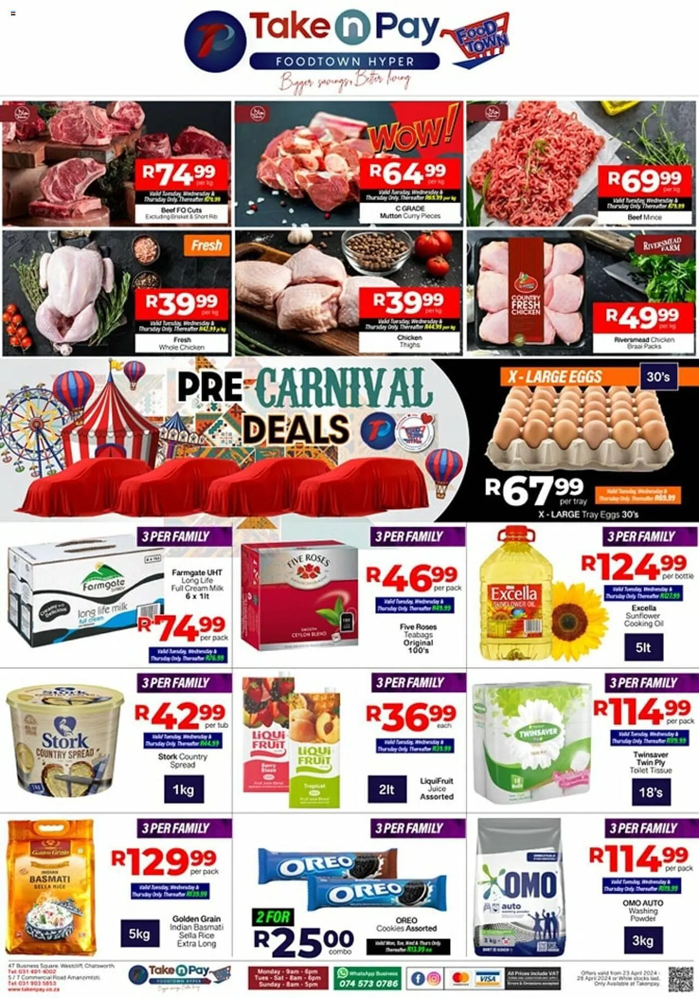 Take 'n Pay catalogue from 23 April to 28 April 2024 - Catalogue Page 1