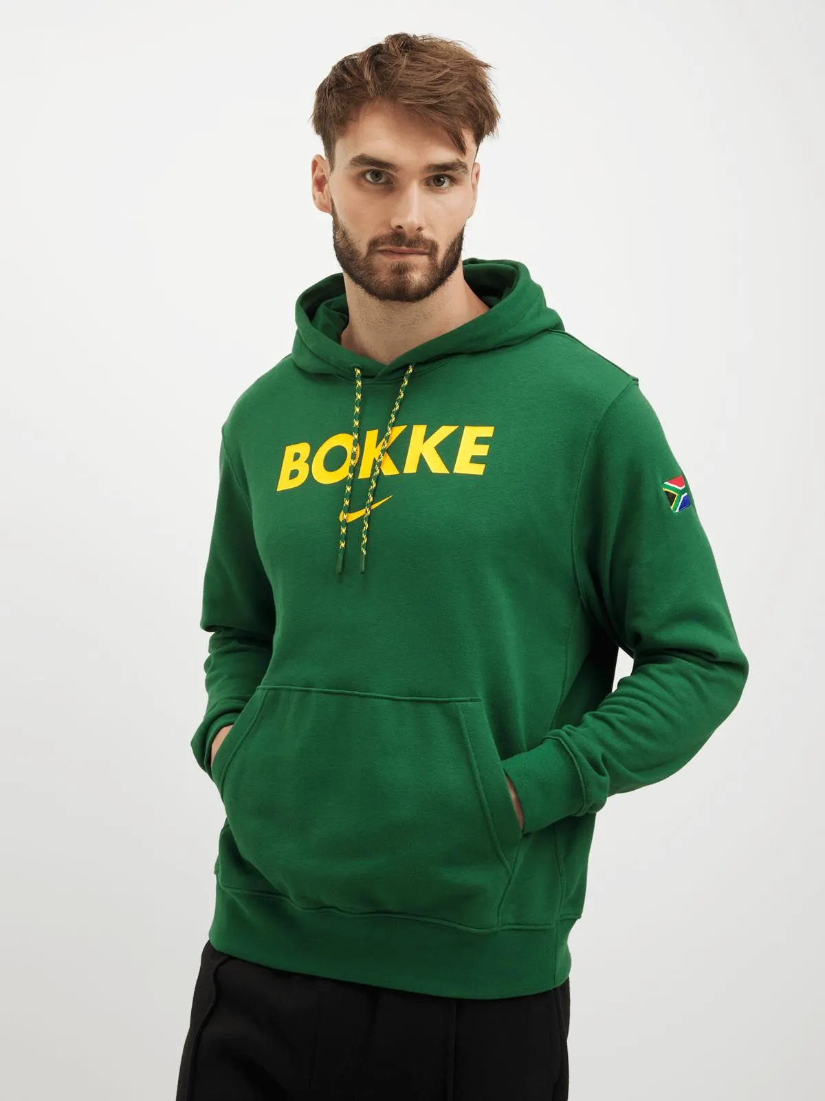 Nike Mens Springboks Bokke Green Hoodie