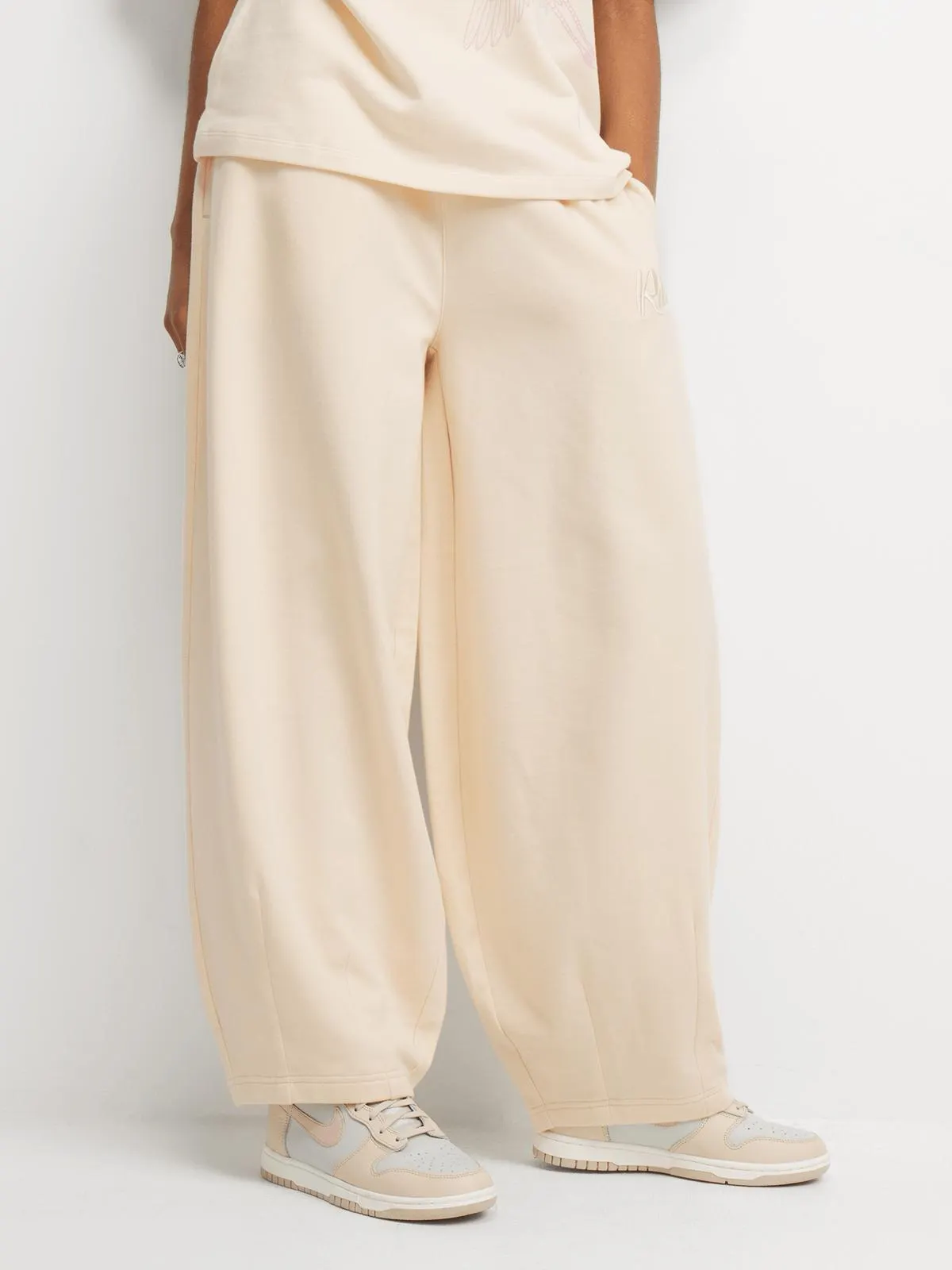 Redbat Classics Women's Ecru Barrel Sweat Pants