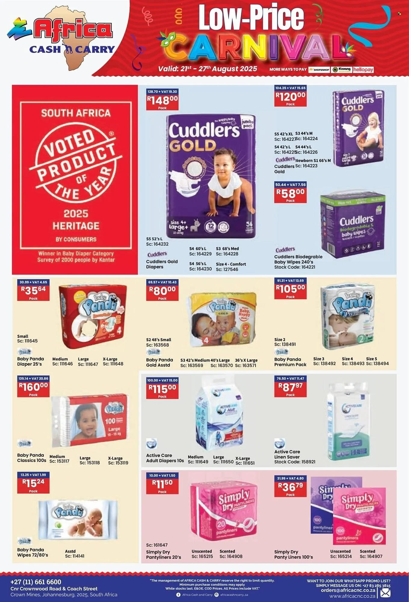 Africa Cash and Carry catalogue from 21 August to 27 August 2025 - Catalogue Page 35