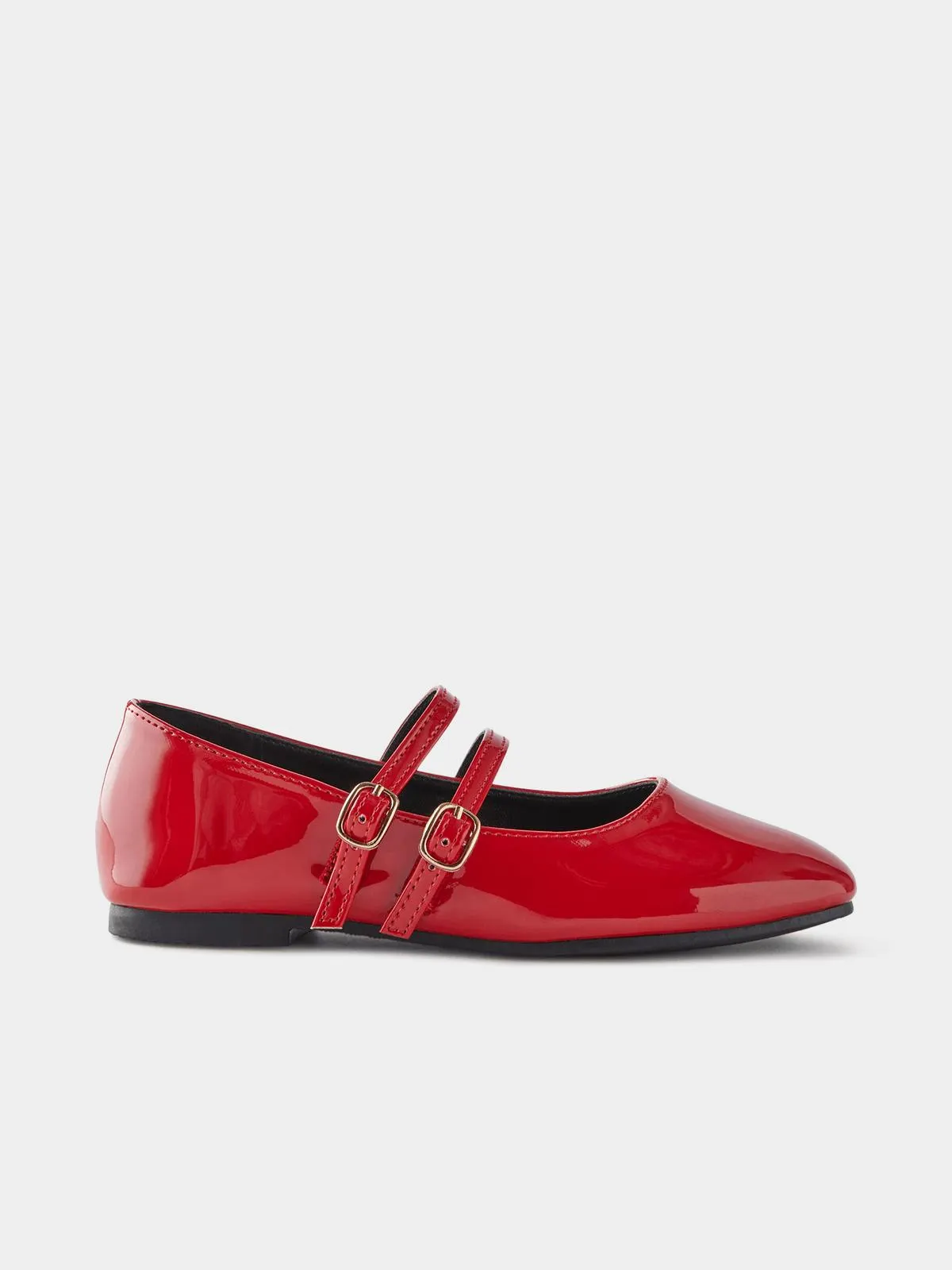 Cotton On Kids Red Olivia Ballet Flat Shoes