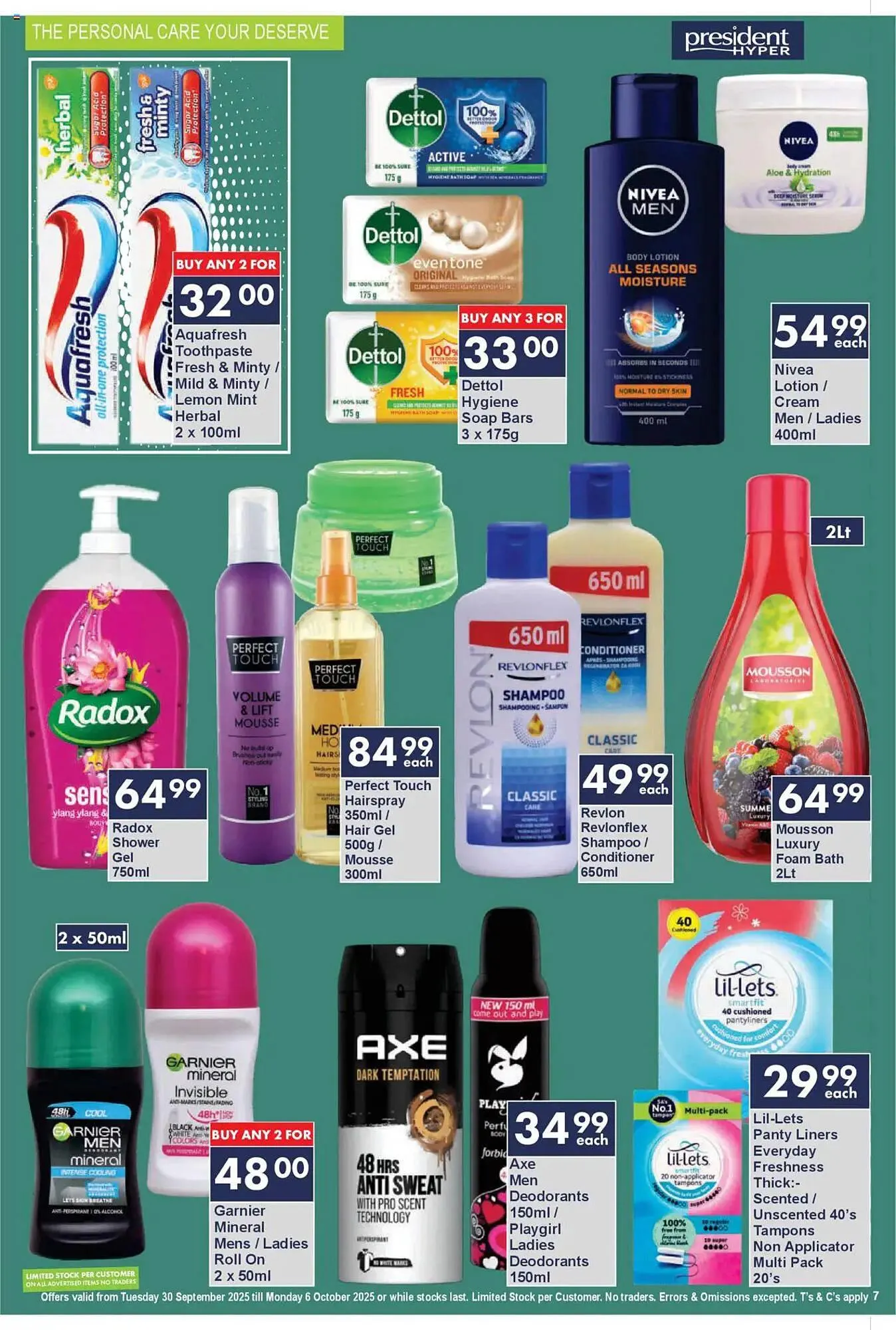 President Hyper catalogue from 30 September to 6 October 2025 - Catalogue Page 7