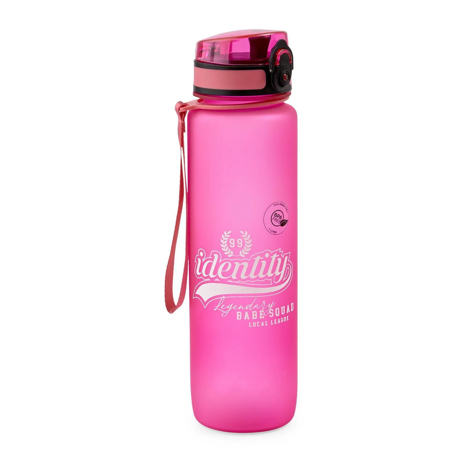 Pink Branded Water Bottle