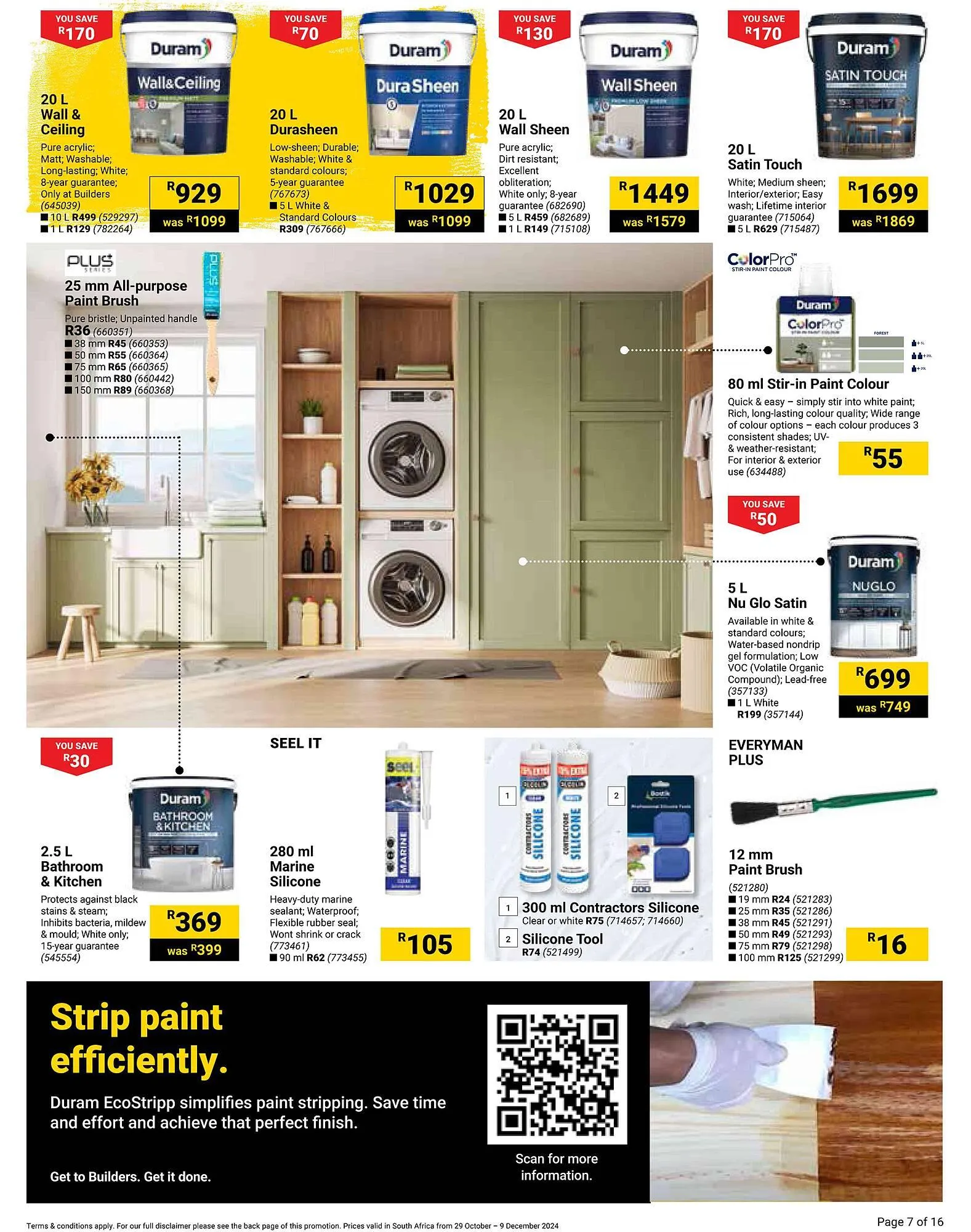 Builders Warehouse catalogue from 29 October to 9 December 2024 - Catalogue Page 7