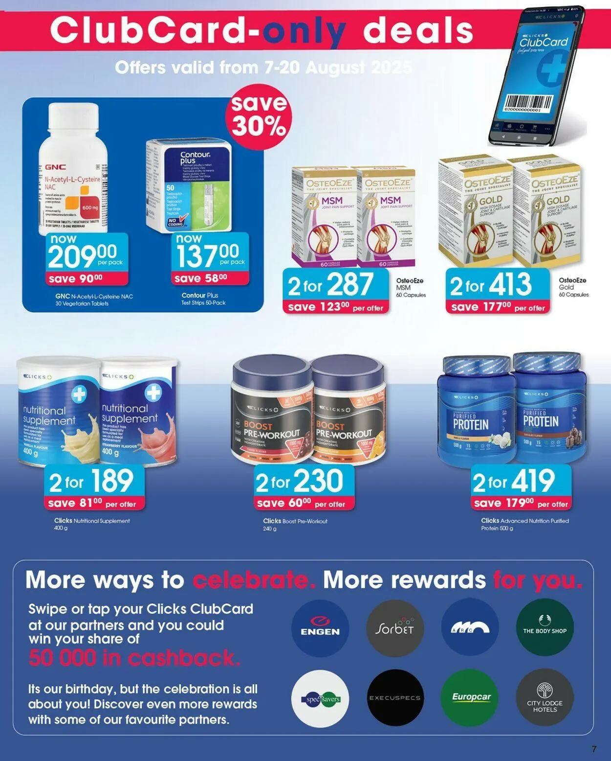 Clicks Current catalogue from 26 August to 9 September 2025 - Catalogue Page 7