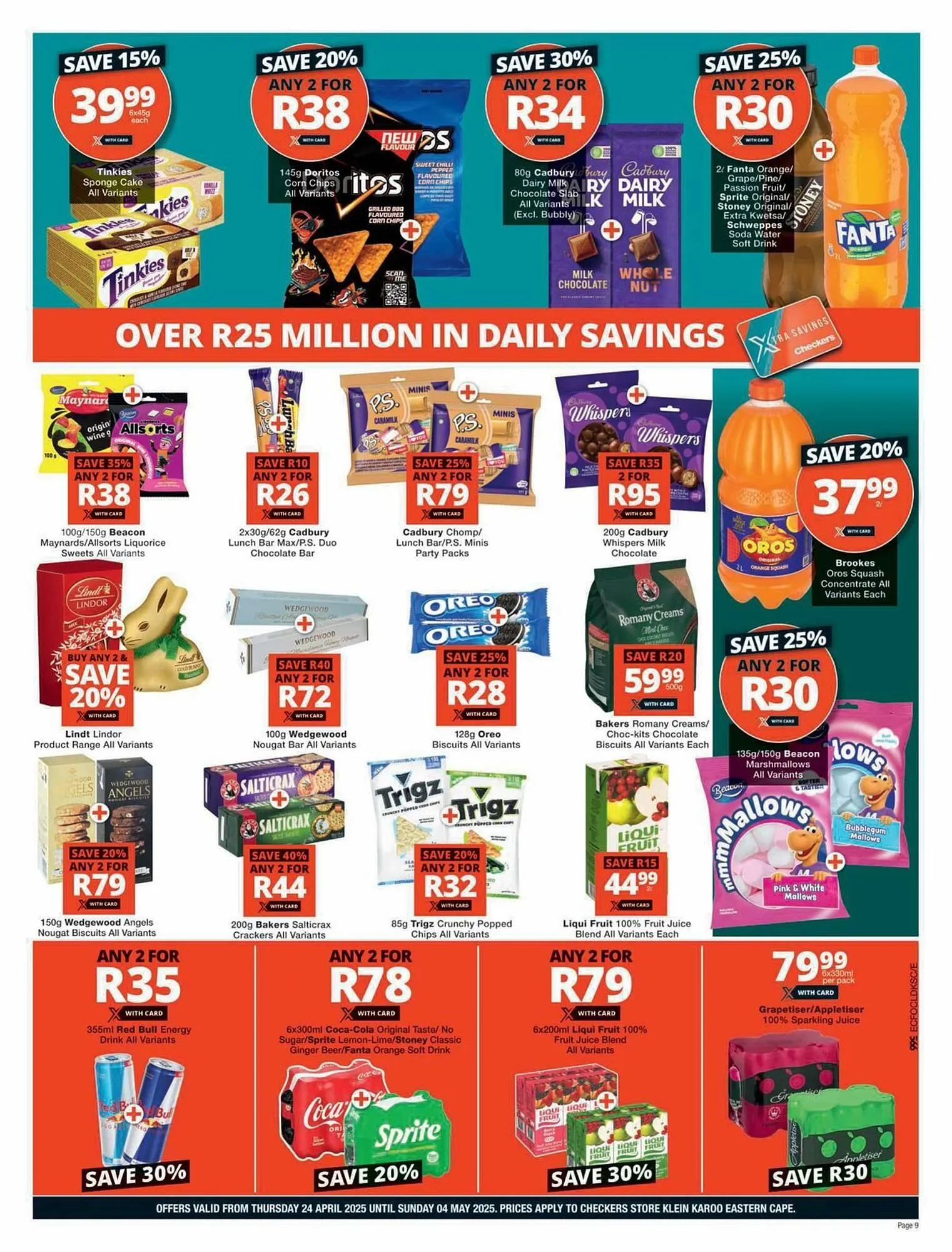 Checkers catalogue from 24 April to 4 May 2025 - Catalogue Page 9