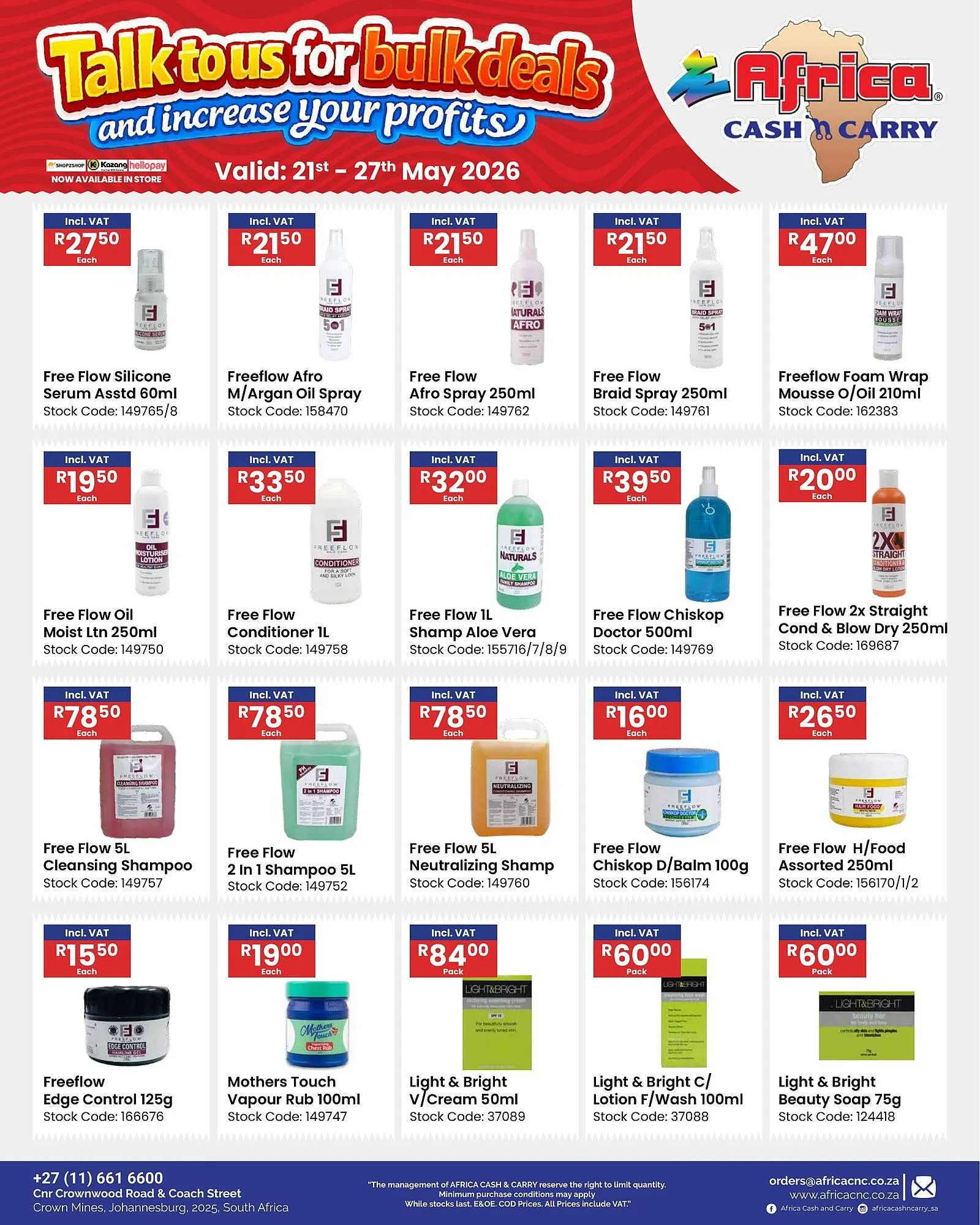 Africa Cash and Carry catalogue from 21 May to 27 May 2026 - Catalogue Page 50