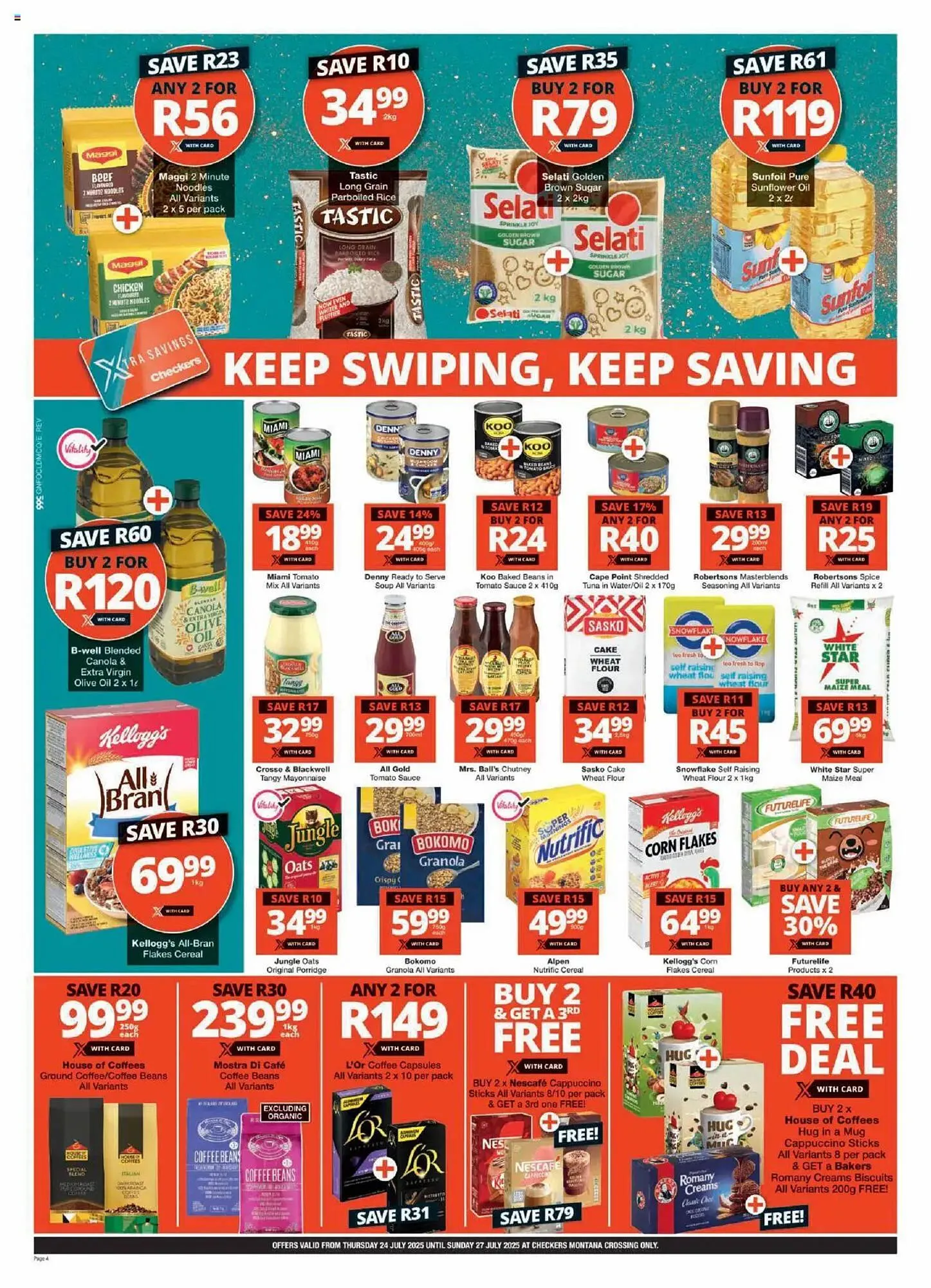 Checkers catalogue from 24 July to 27 July 2025 - Catalogue Page 4